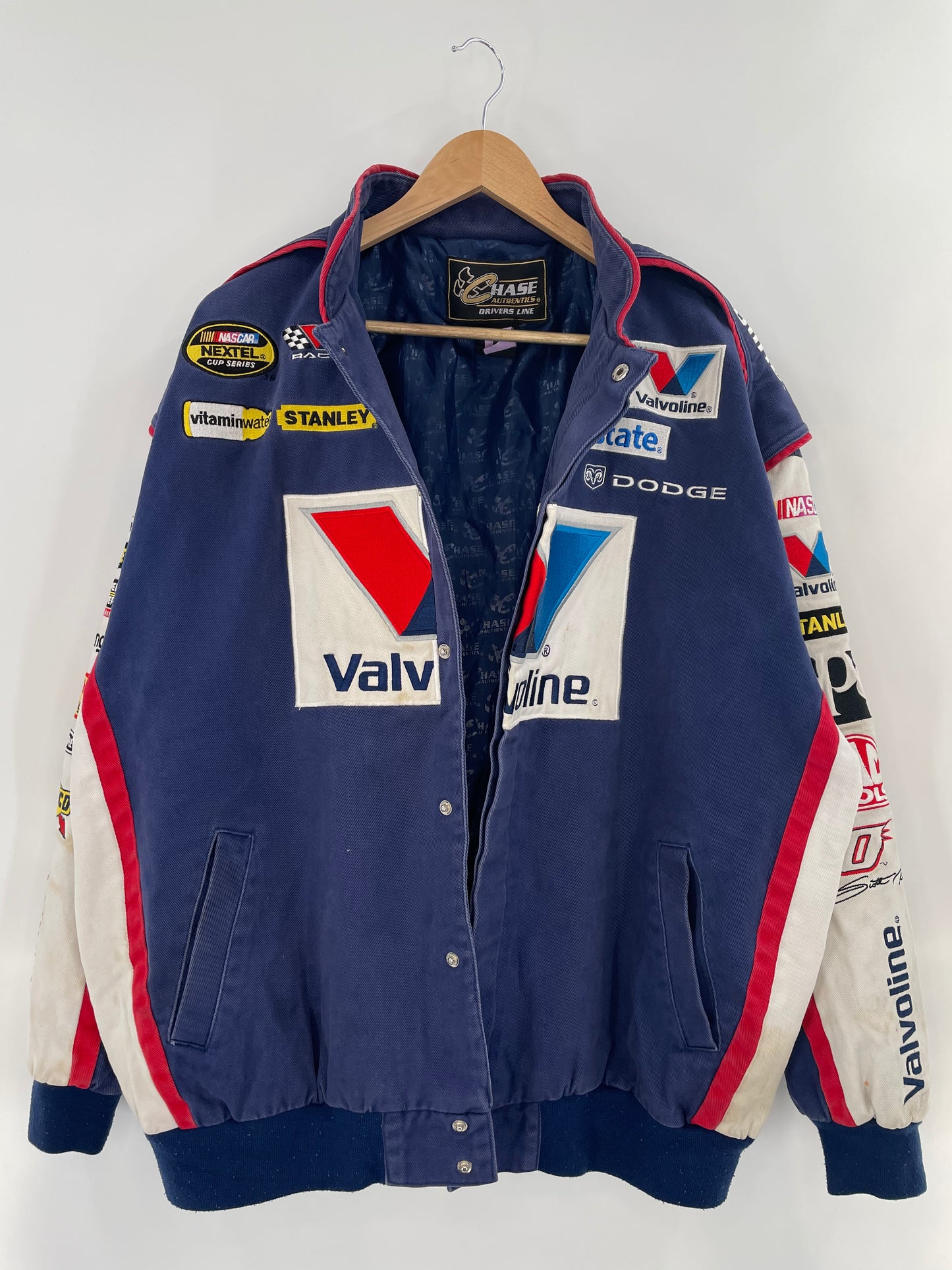 Vintage NASCAR VALVOLINE Size XL Racing Jacket / k2371