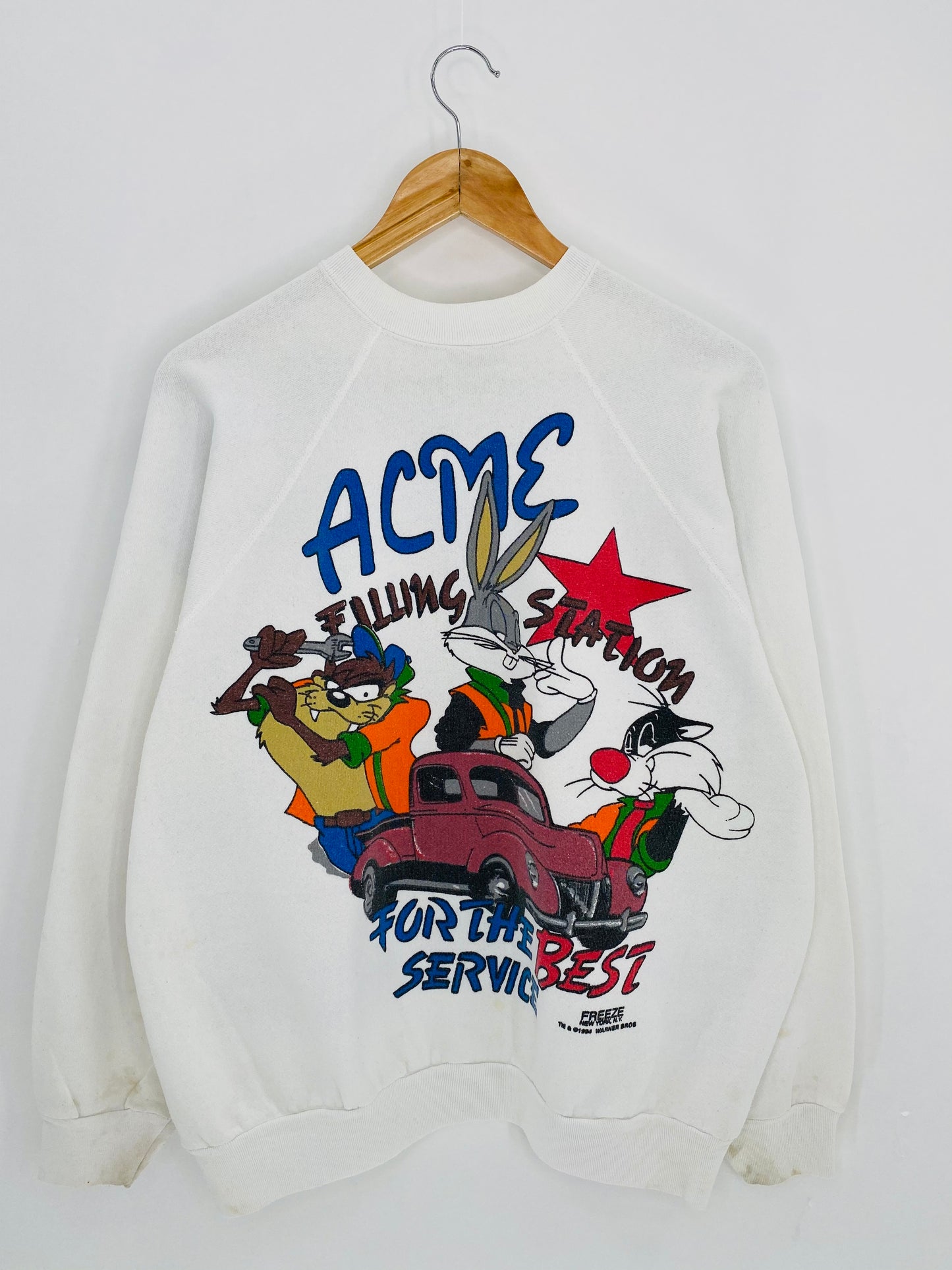 1994 WARNER BROS. Made in USA Size XL Vintage Sweat-shirt / 6140