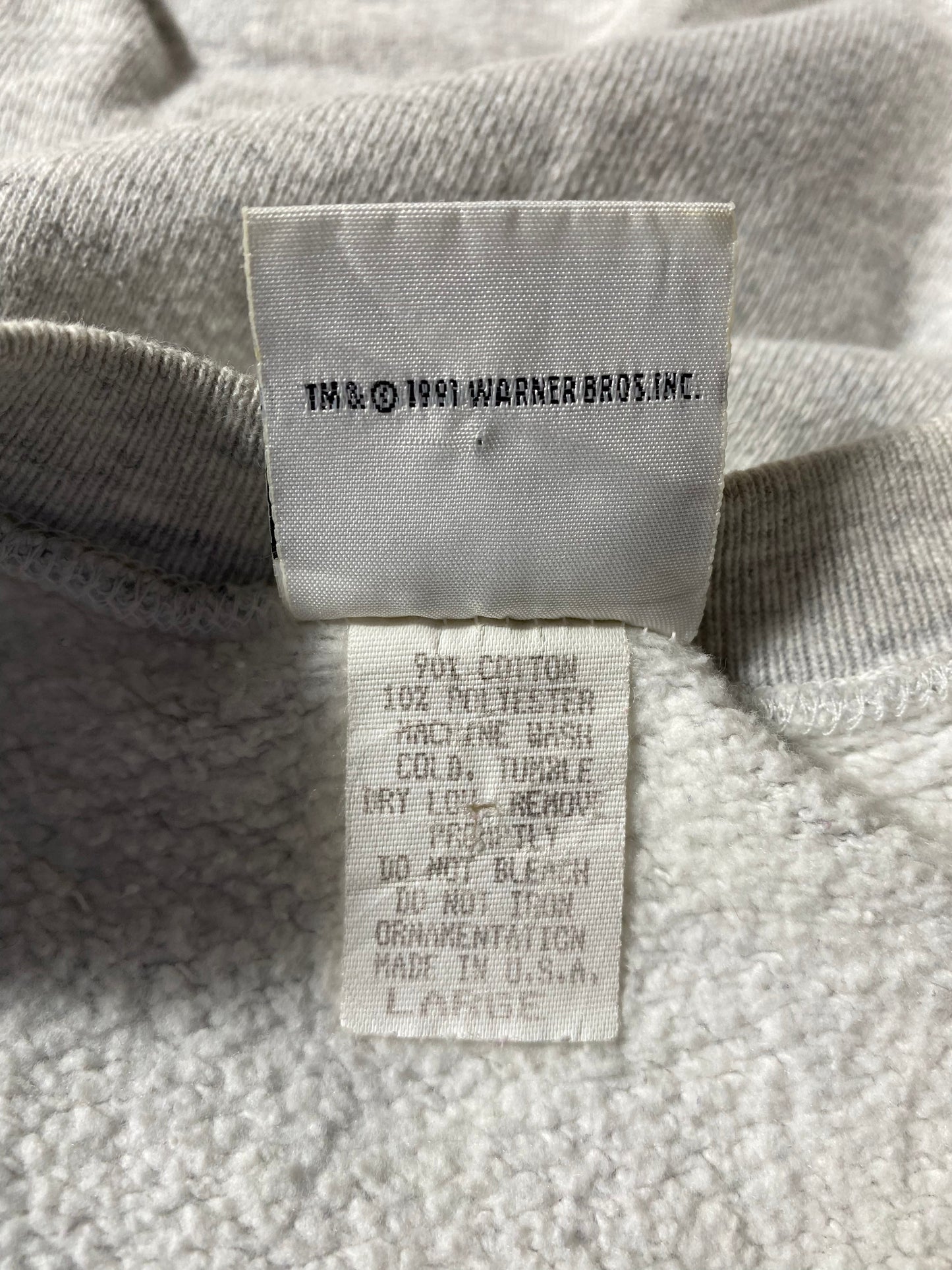 1991' LOONEY TUNES GOLF Made in USA Size L Sweat-shirt / A5268