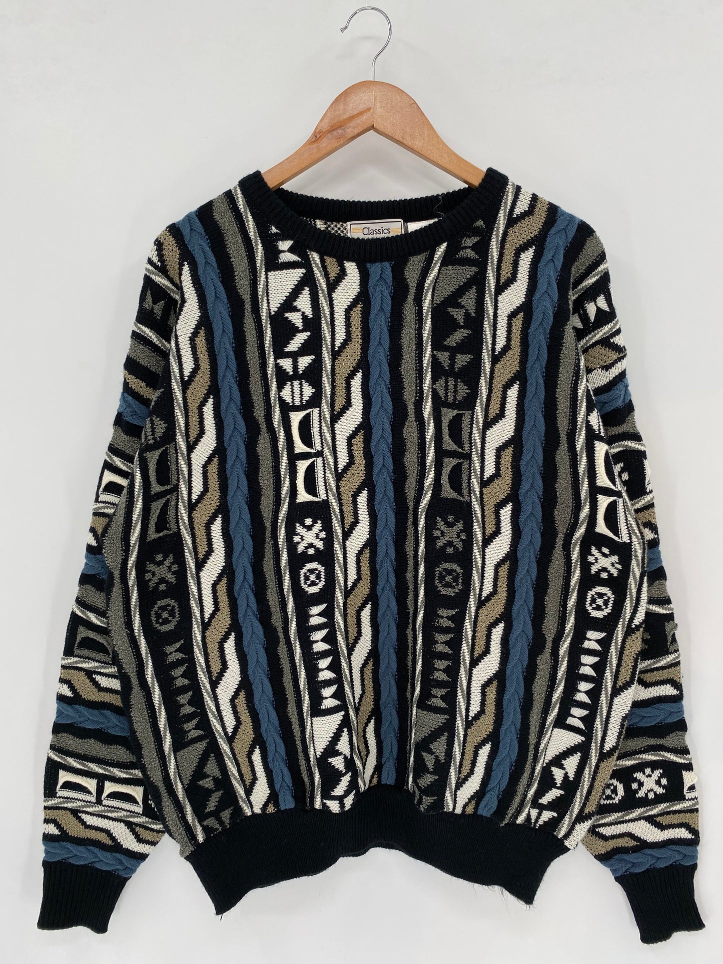Vintage 3D COOGI- Style Size L Knit Sweater / K1689