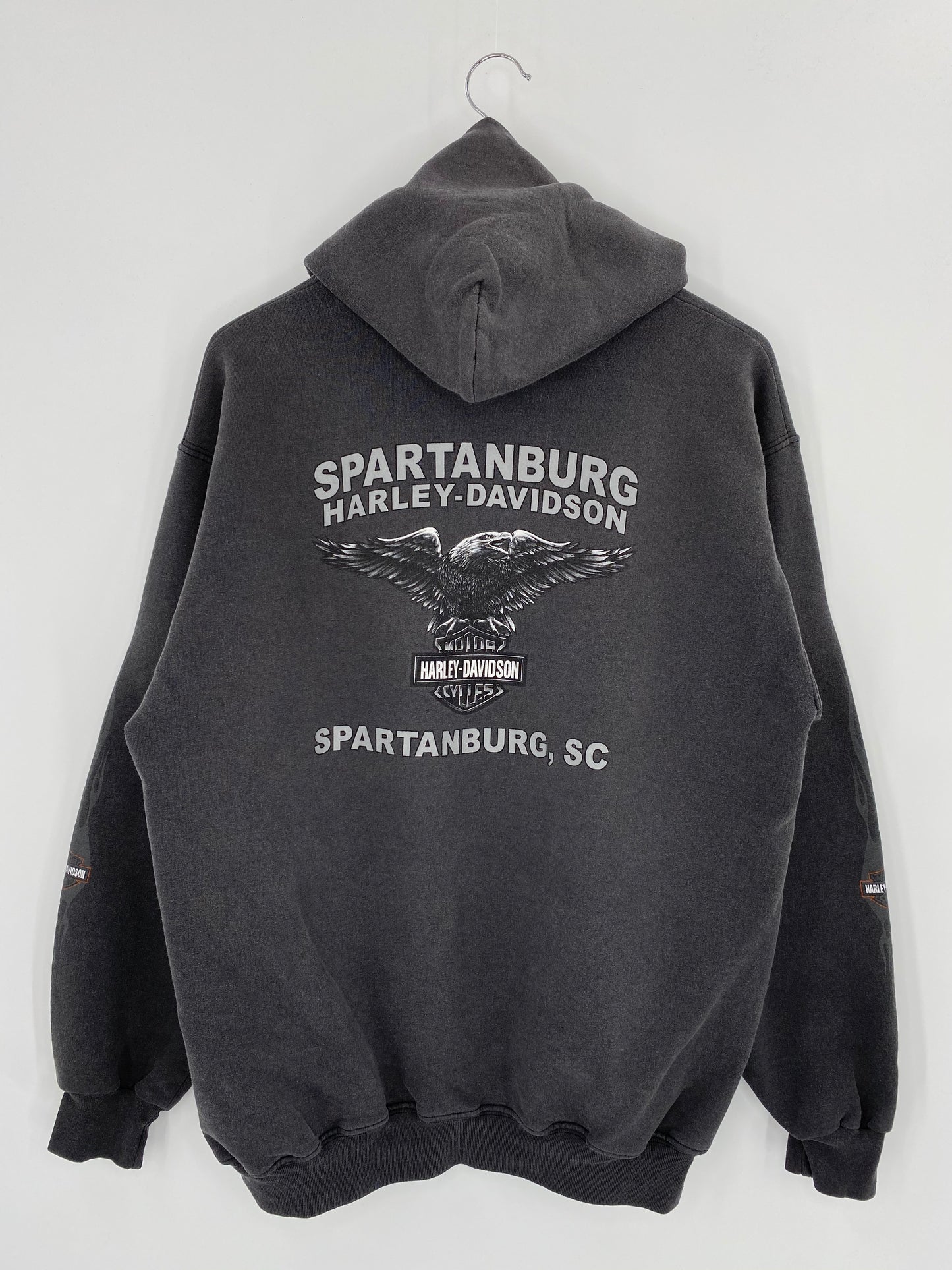 00’ Harley Davidson LEGENDARY Size L Vintage Hoodie Sweat-Shirt / 8008