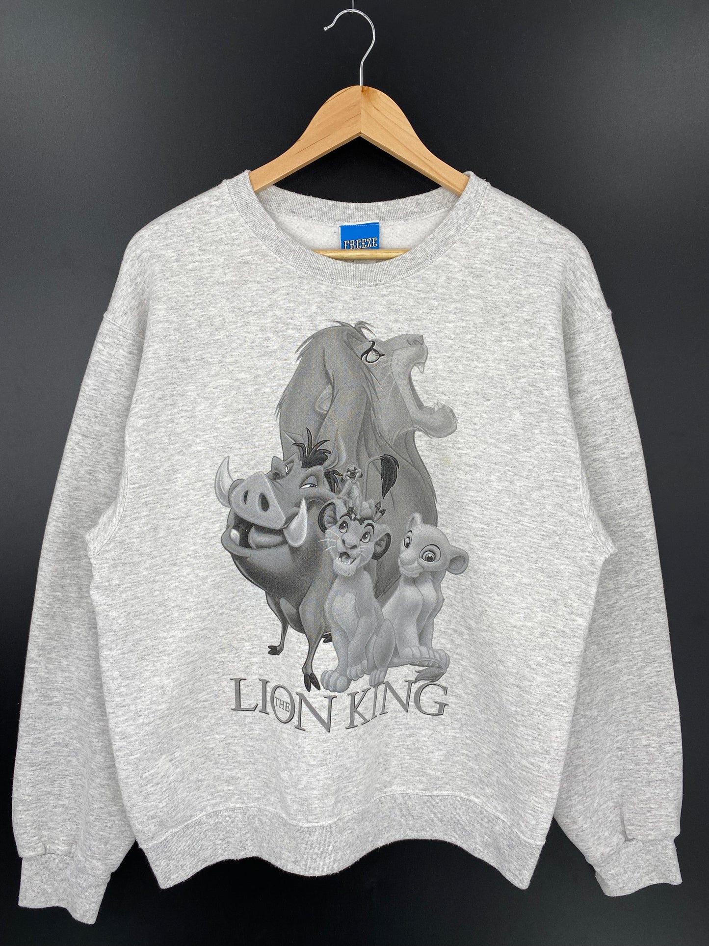 00’ DISNEY LION KING Size M Vintage Sweat-shirt / A2851