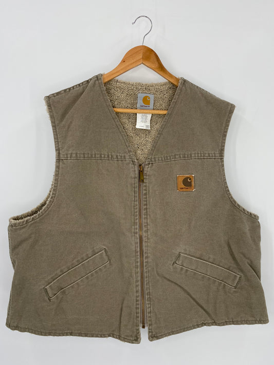Vintage CARHARTT Made in USA Size XL Vest / k304