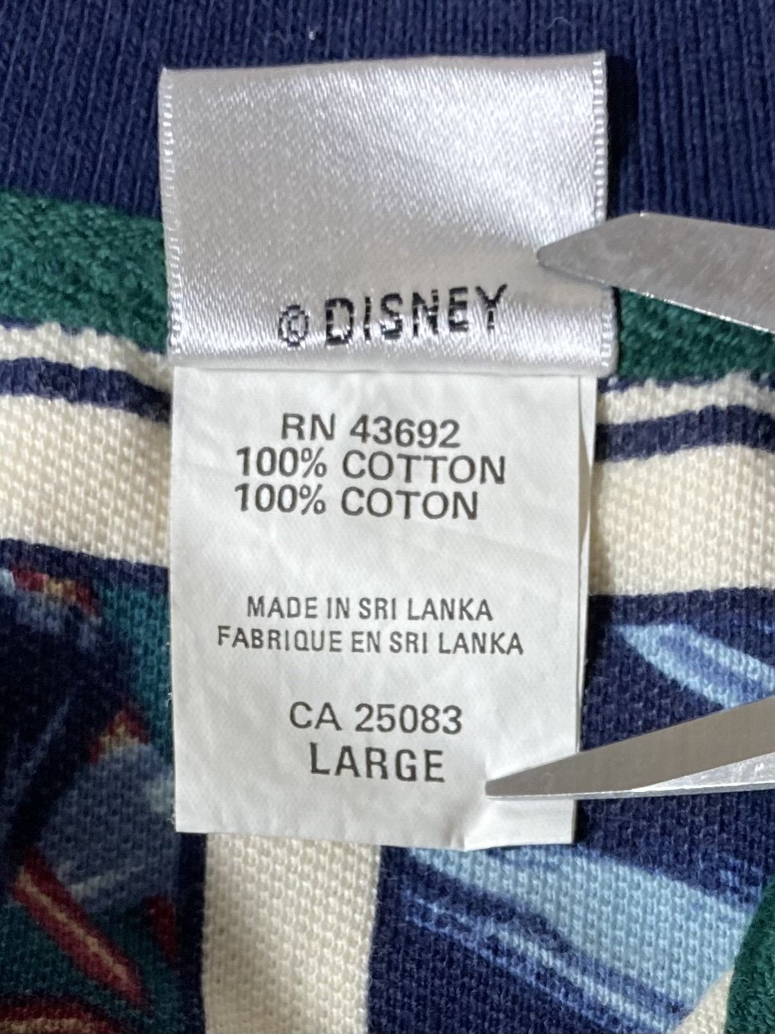 00' DISNEY TIGGER Size L Vintage Polo Shirt / A7352