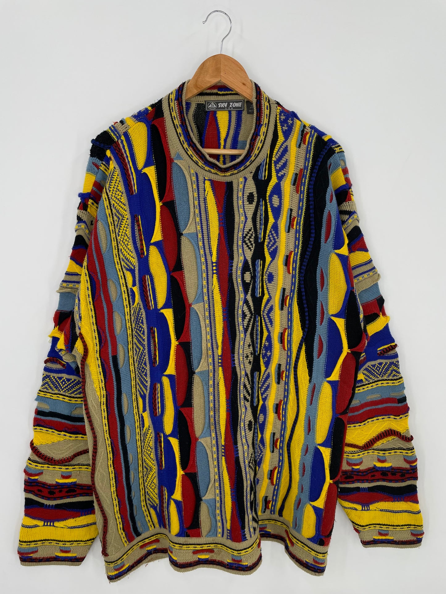 Vintage 3D COOGI- Style Size XL Knit Sweater / K1004