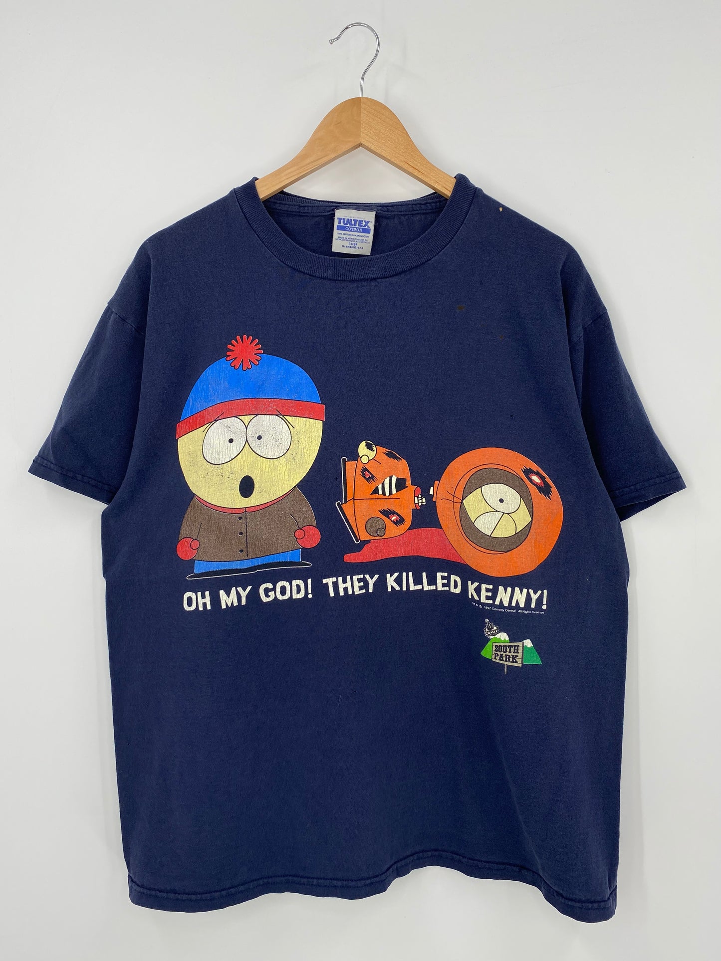 1997 SOUTH PARK Size L Vintage T-Shirt / K3083