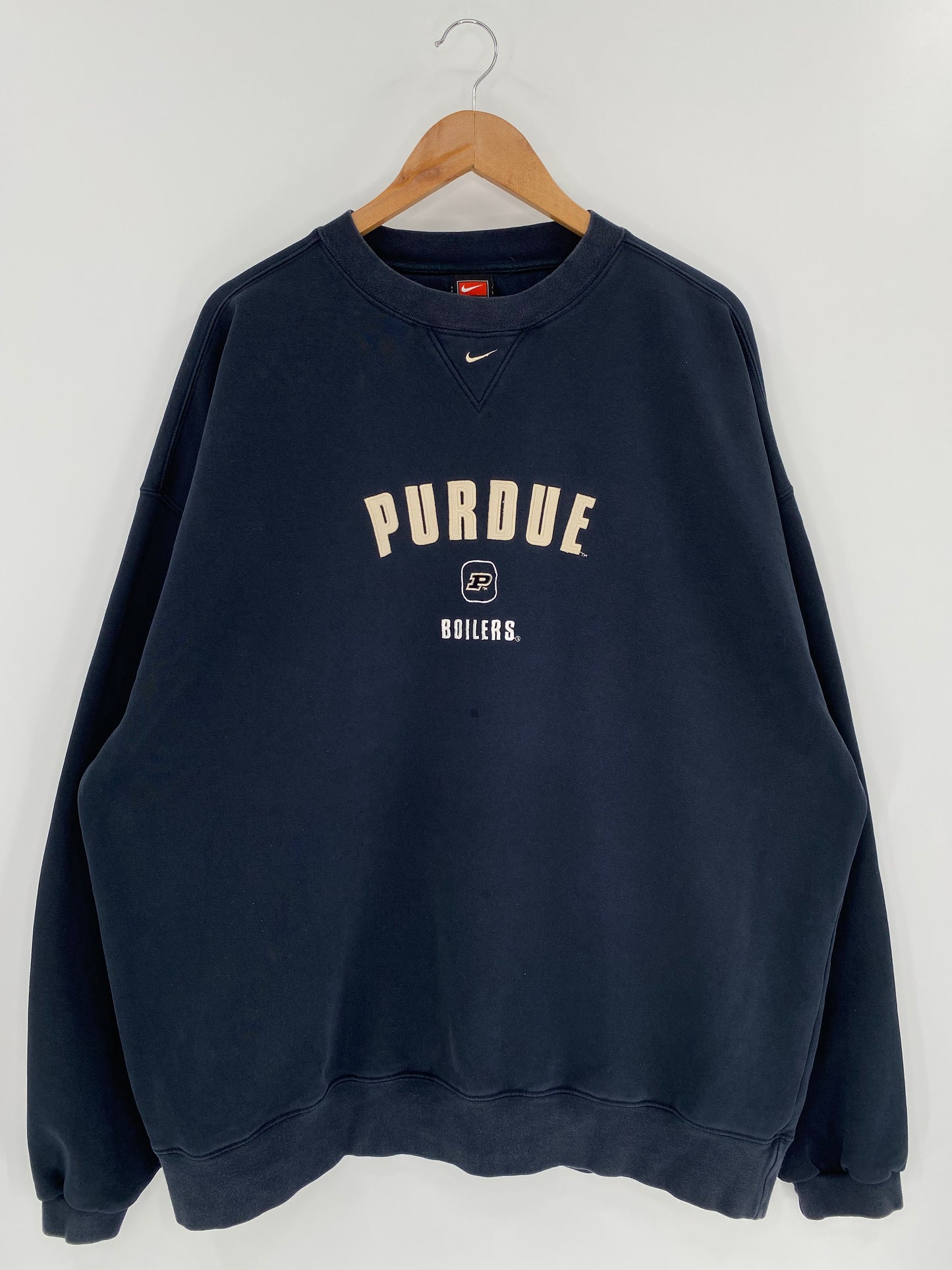 00’ NIKE PURDUE BOILERS Size XL Vintage Sweat shirt / 9617