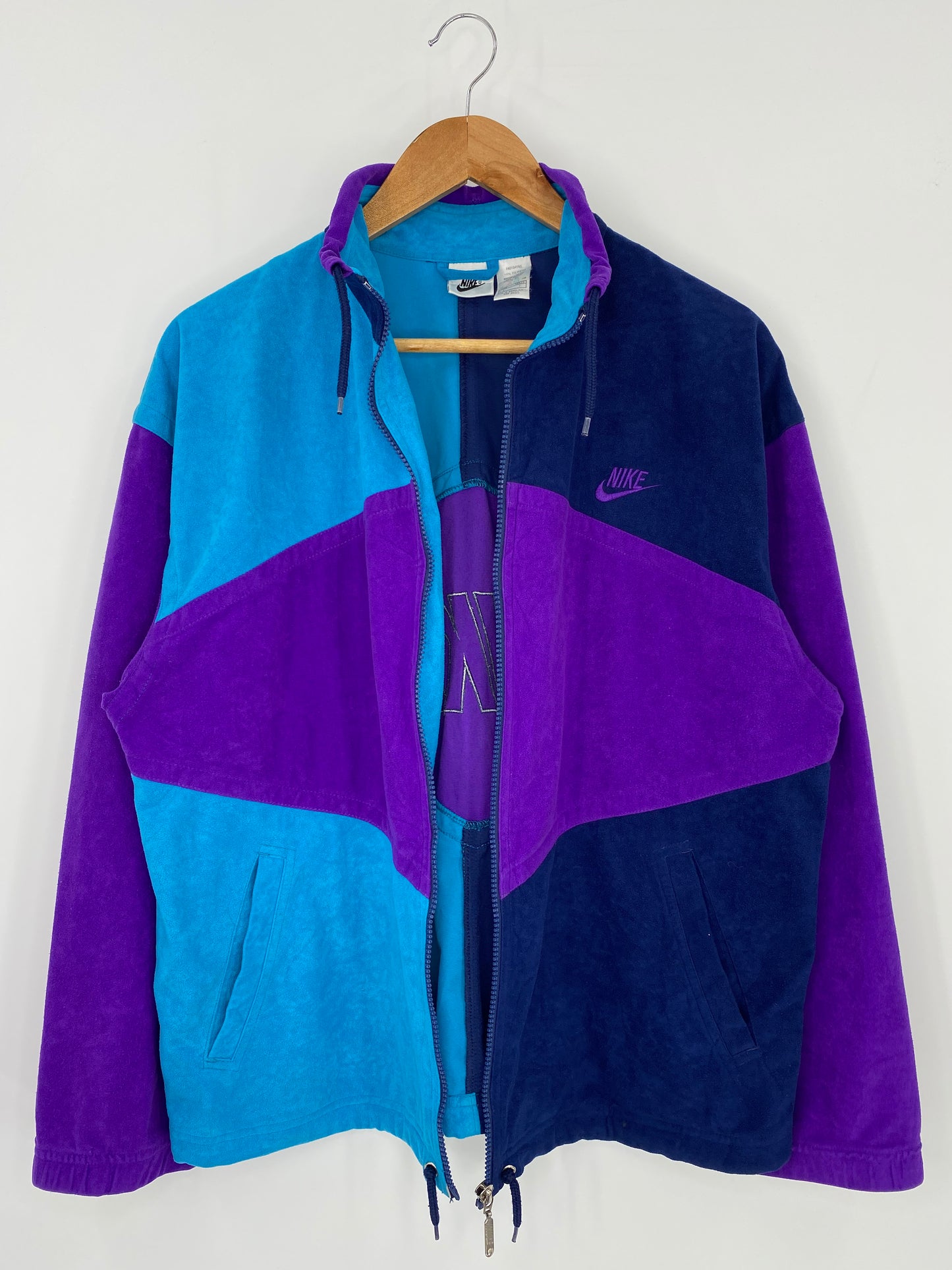 90’s NIKE Size S Vintage Zip-up Polyester Jacket  / 9736