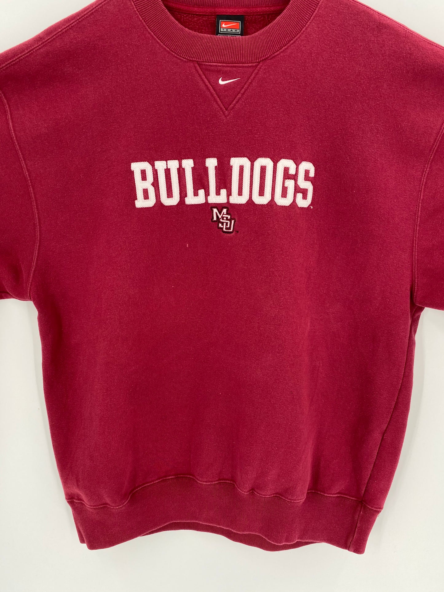 00’ NIKE BULLDOGS Size M Vintage Sweat-Shirt / 7333