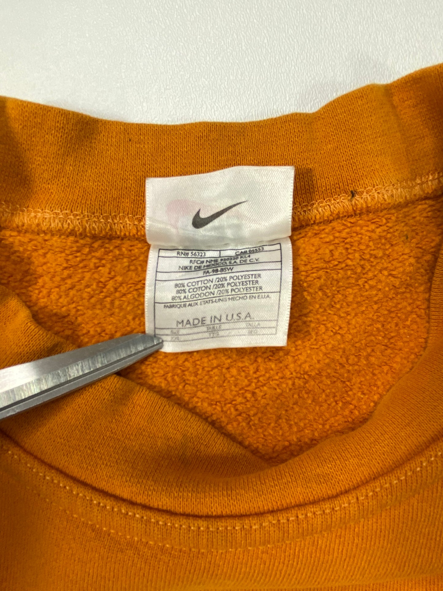 90's NIKE Made in USA Size XXL Vintage Sweat-shirt / 6259