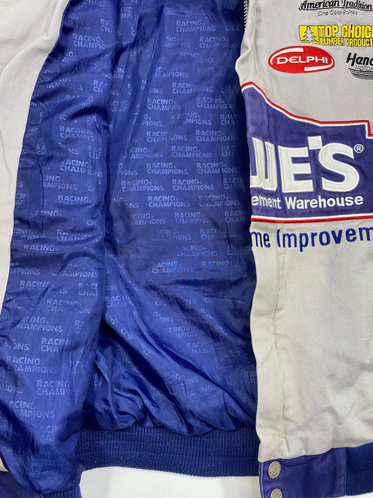 Vintage NASCAR LOWE’S Size XL Racing Jacket / 5471