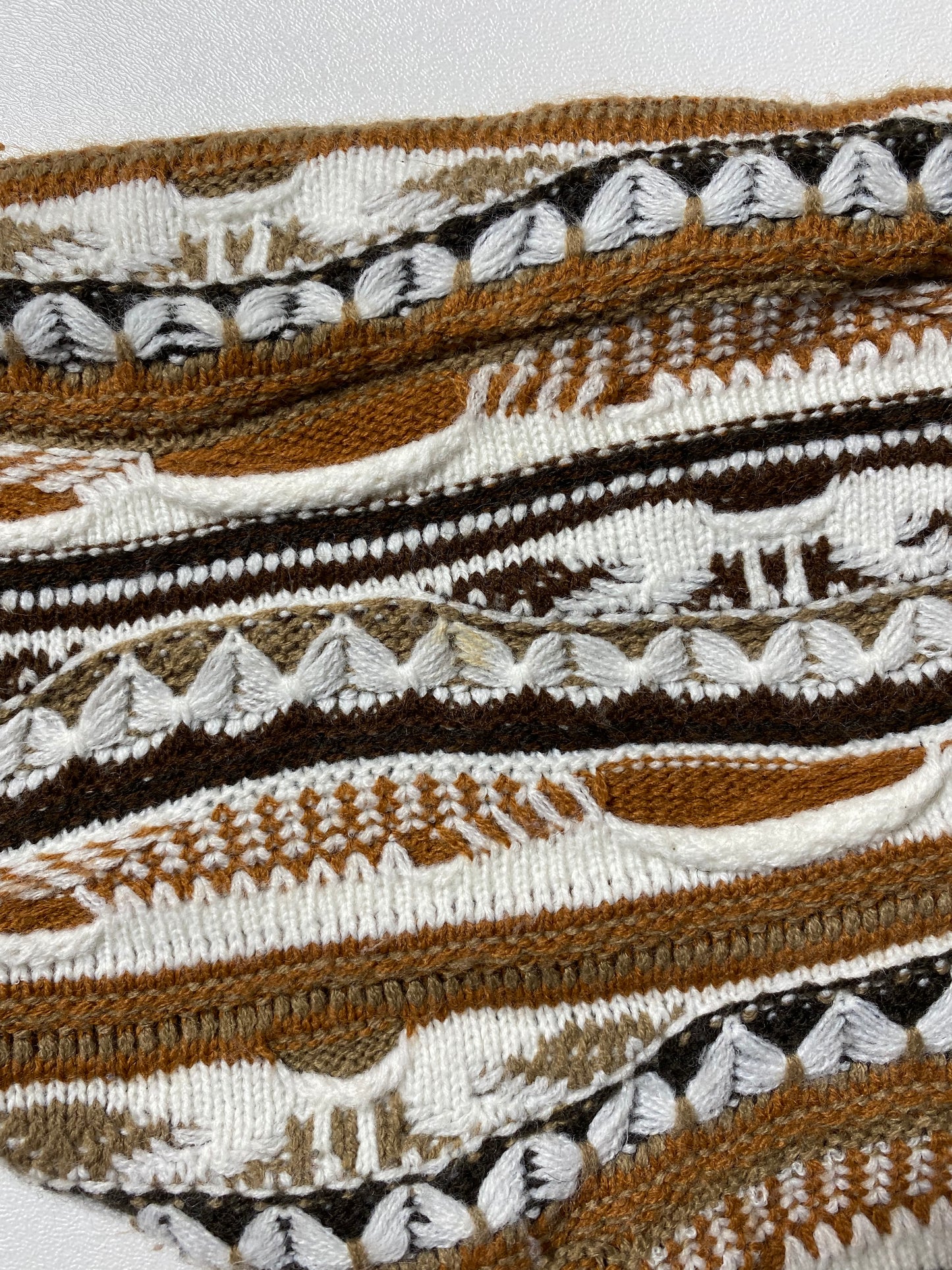 Vintage 3D COOGI- Style Size XXXL Knit Sweater / K3683