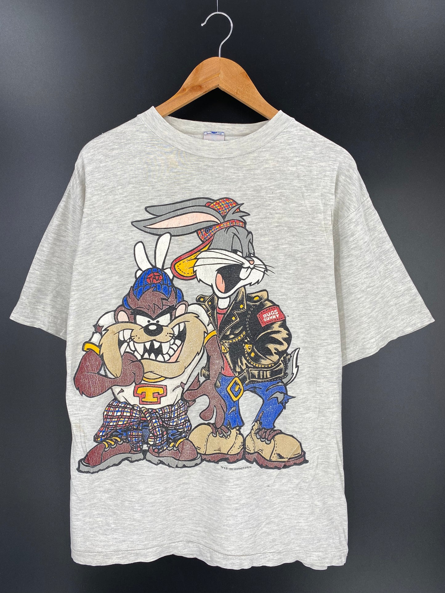 1993 LOONEY TUNES Size No Tag (Approx. XL) Vintage T-Shirt / 9254