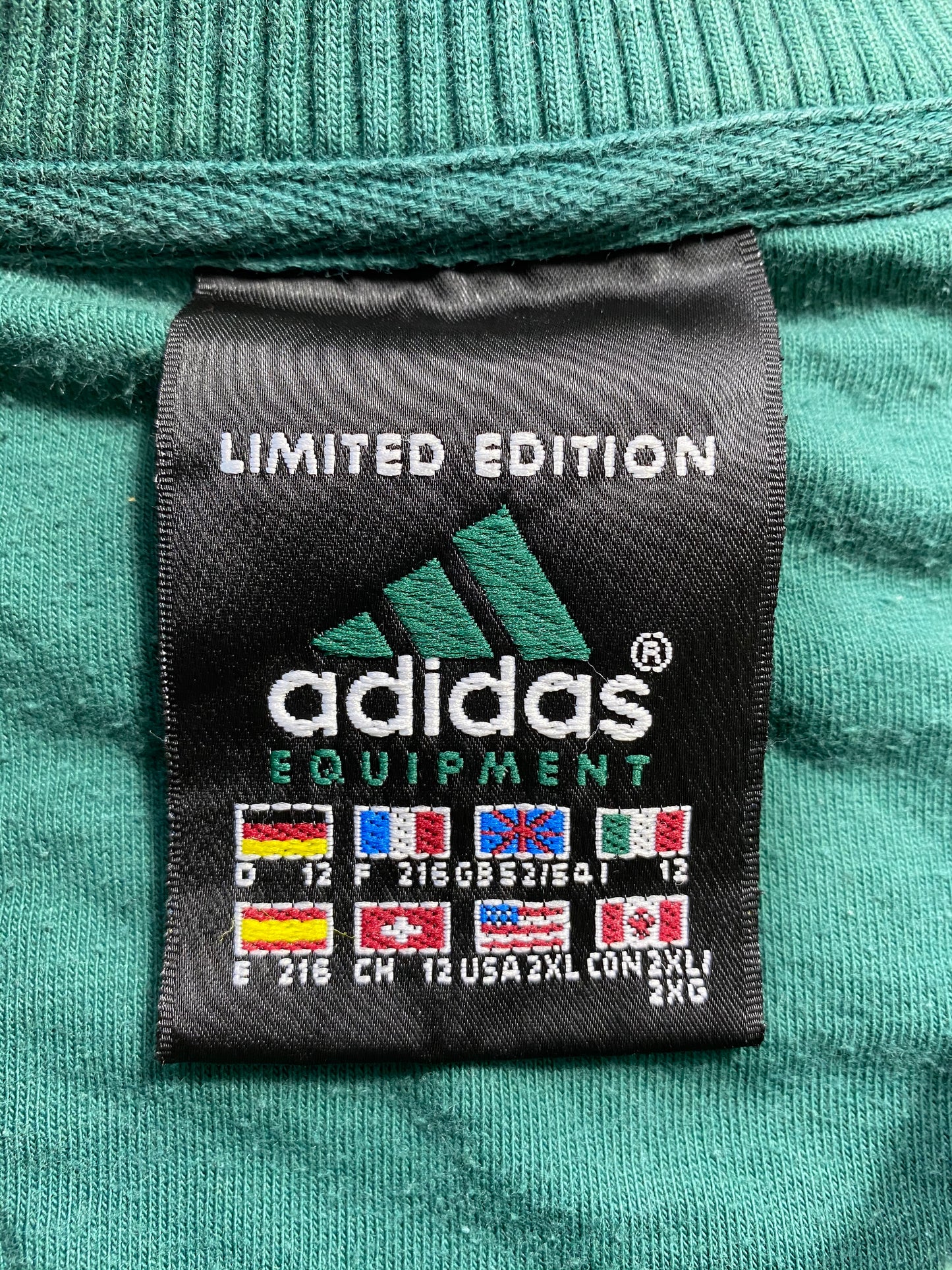 00’ ADIDAS  EQUIPMENT Size XXL Vintage Sweat-Shirt / 5779