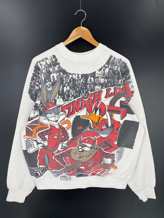 1994 LOONEY TUNES Made in USA Size L Vintage Sweat-shirt / 9171
