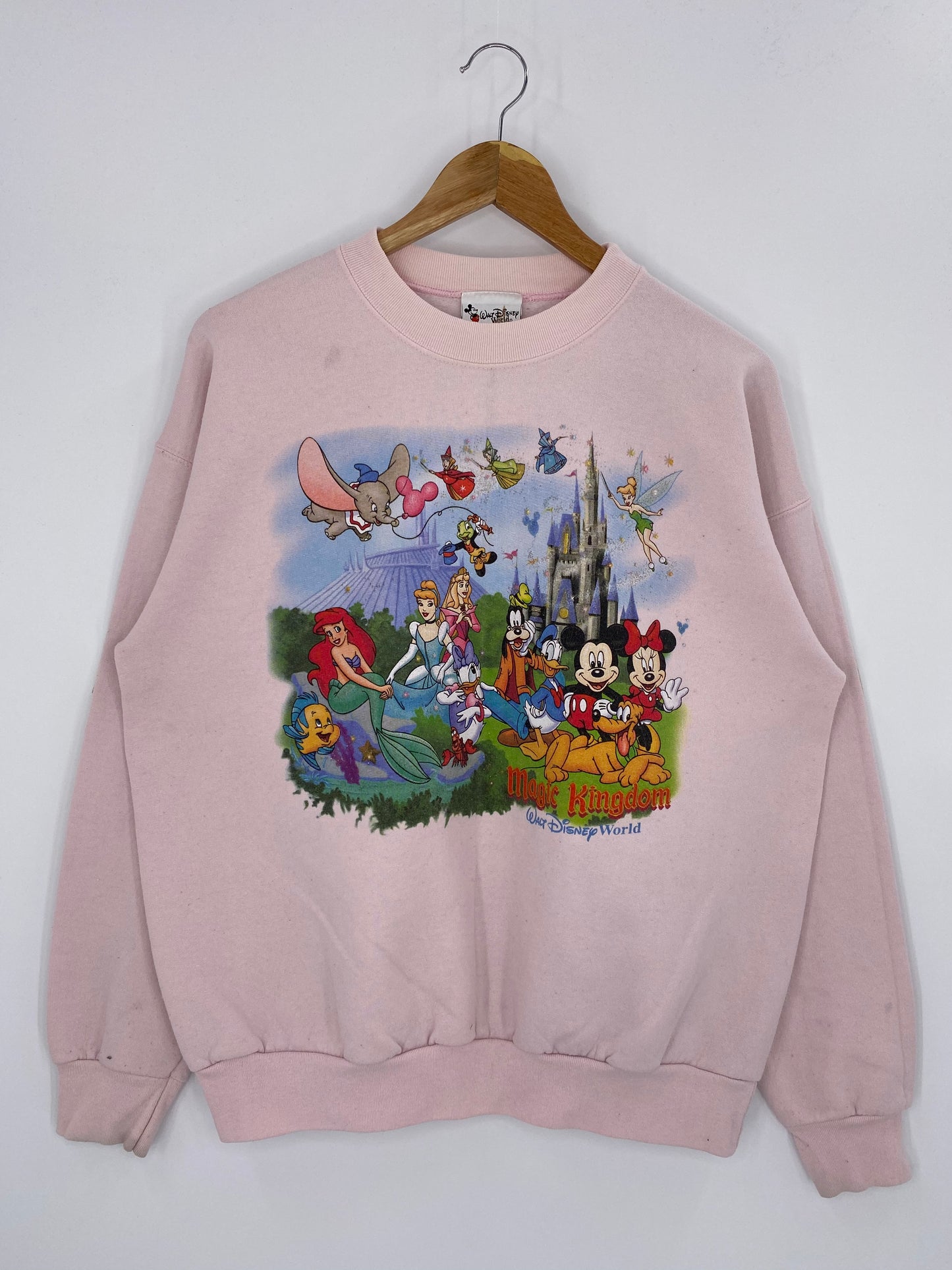 00’ DISNEY MAGIC KINGDOM Size L Vintage Sweat-shirt / 8013