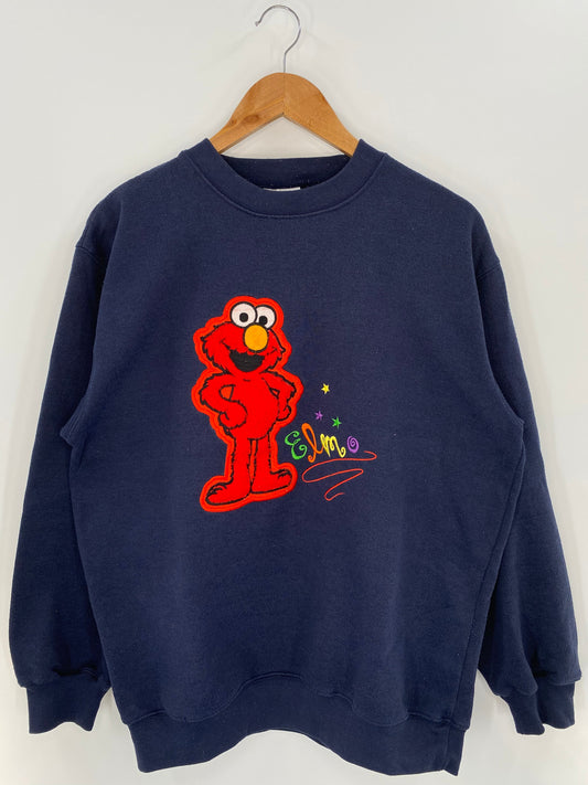90’s Sesame Street ELMO Size L Sweat-shirt / A5275