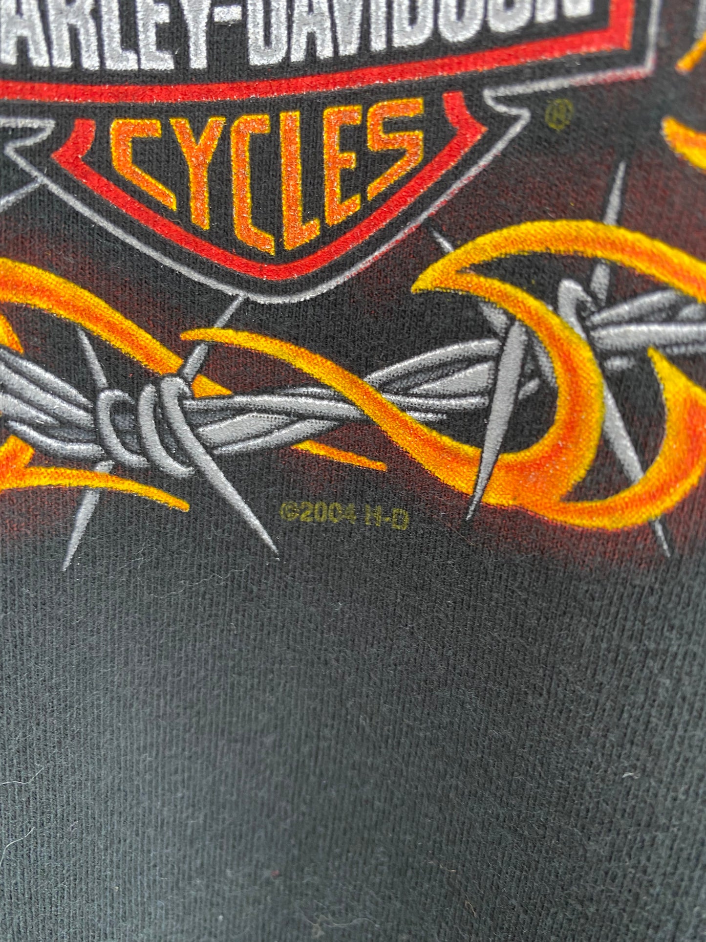 2004' HARLEY DAVIDSON Made in USA Size XL Long sleeve T-shirt / K3610