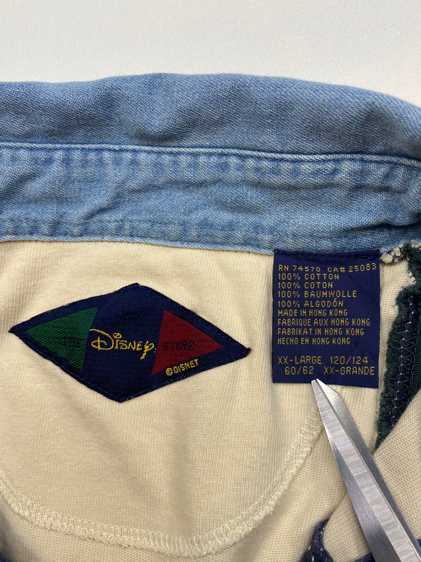 Vintage Disney Mickey Size XXL Rugby-Shirt / 5633
