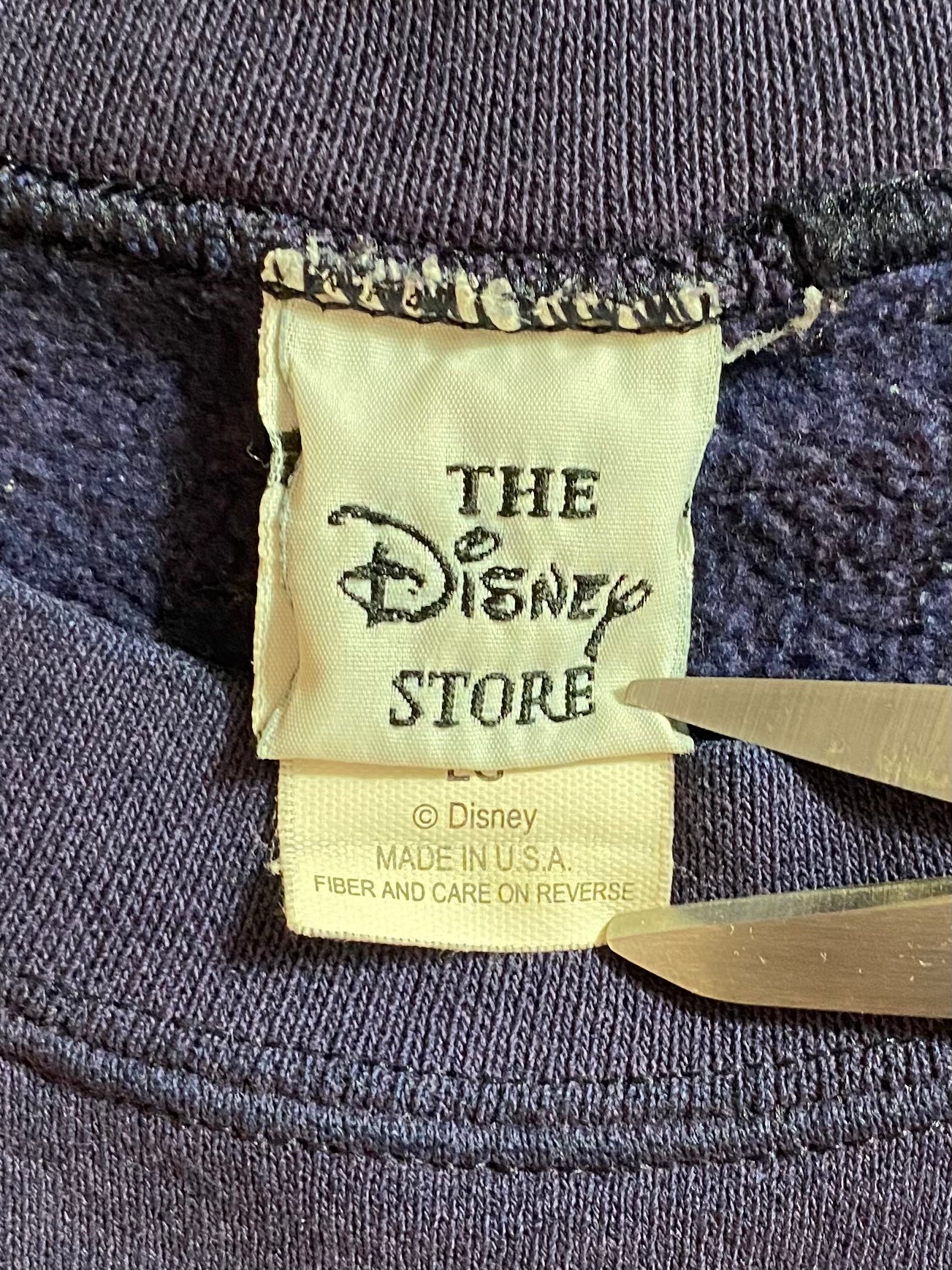 00’ DISNEY TIGGER Made in USA Size L Vintage Sweat-shirt / 9417