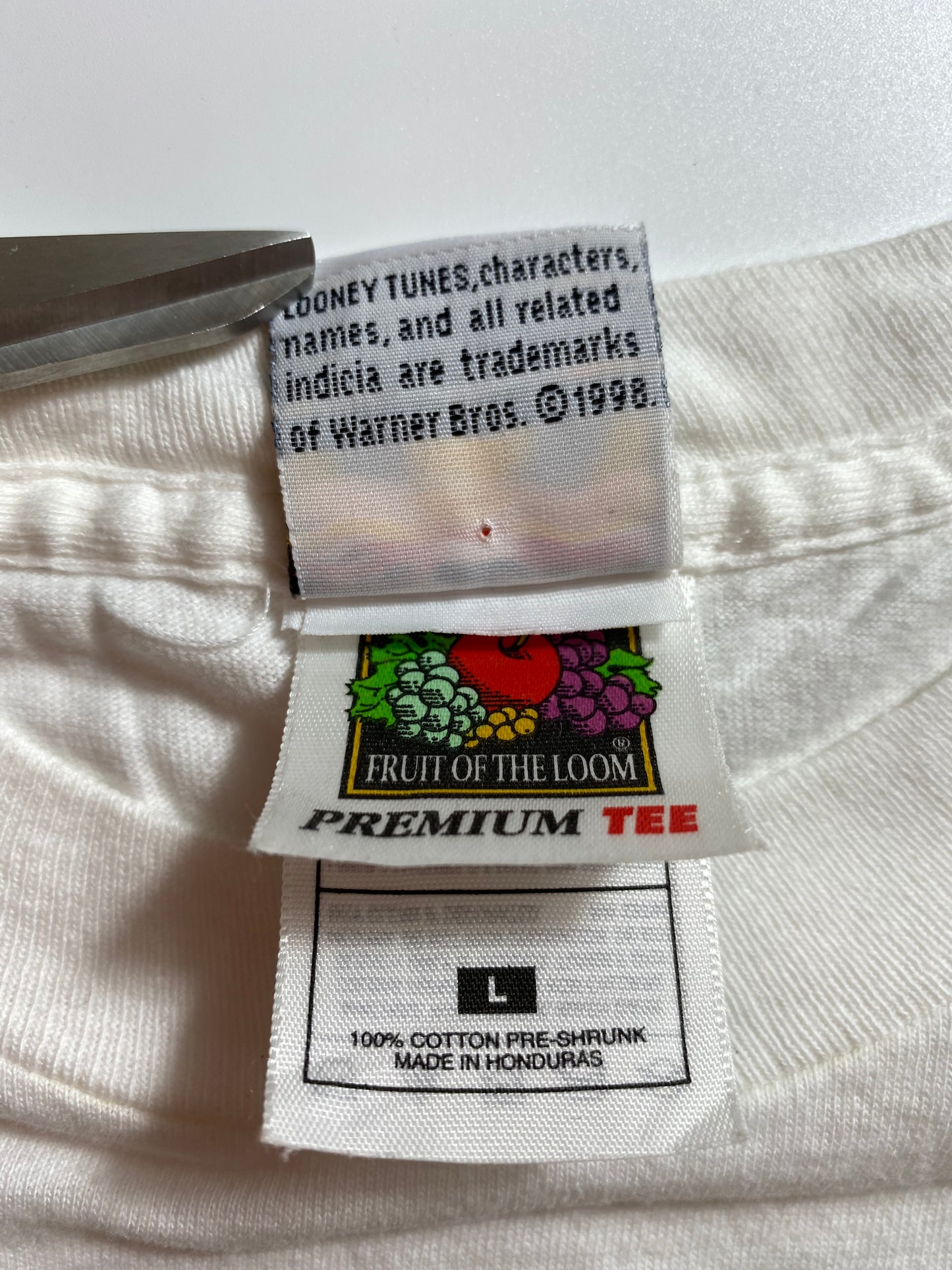 1998 LOONEY TUNES TWEETY Size L Vintage T-Shirt / 8920