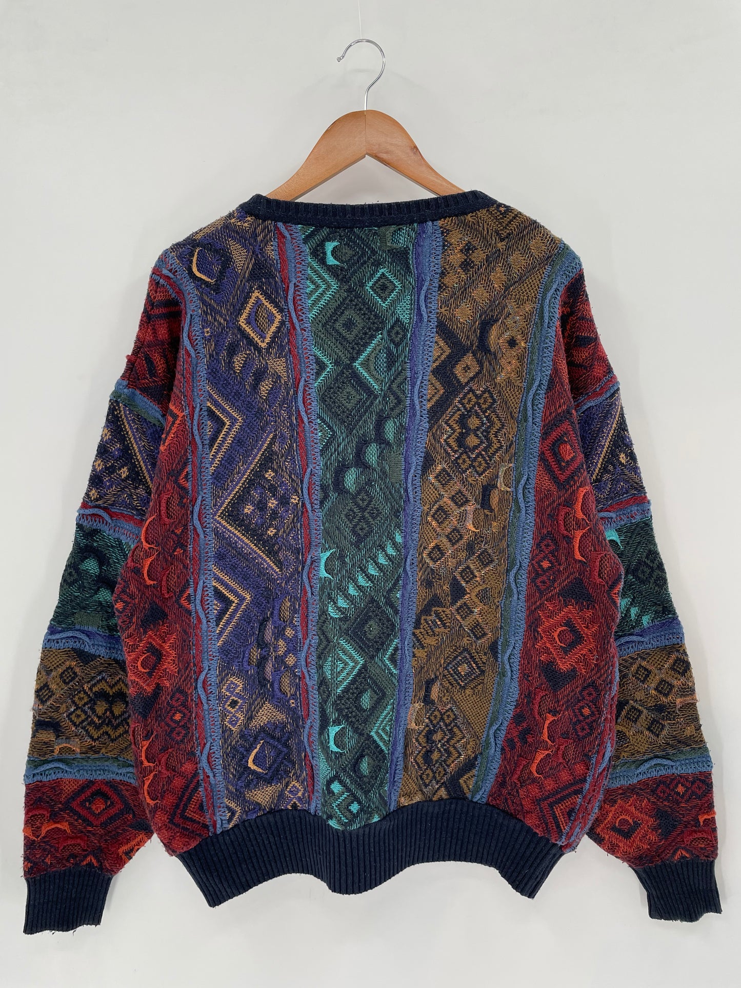 Vintage 3D COOGI- Style Size XL Knit Sweater / K1739