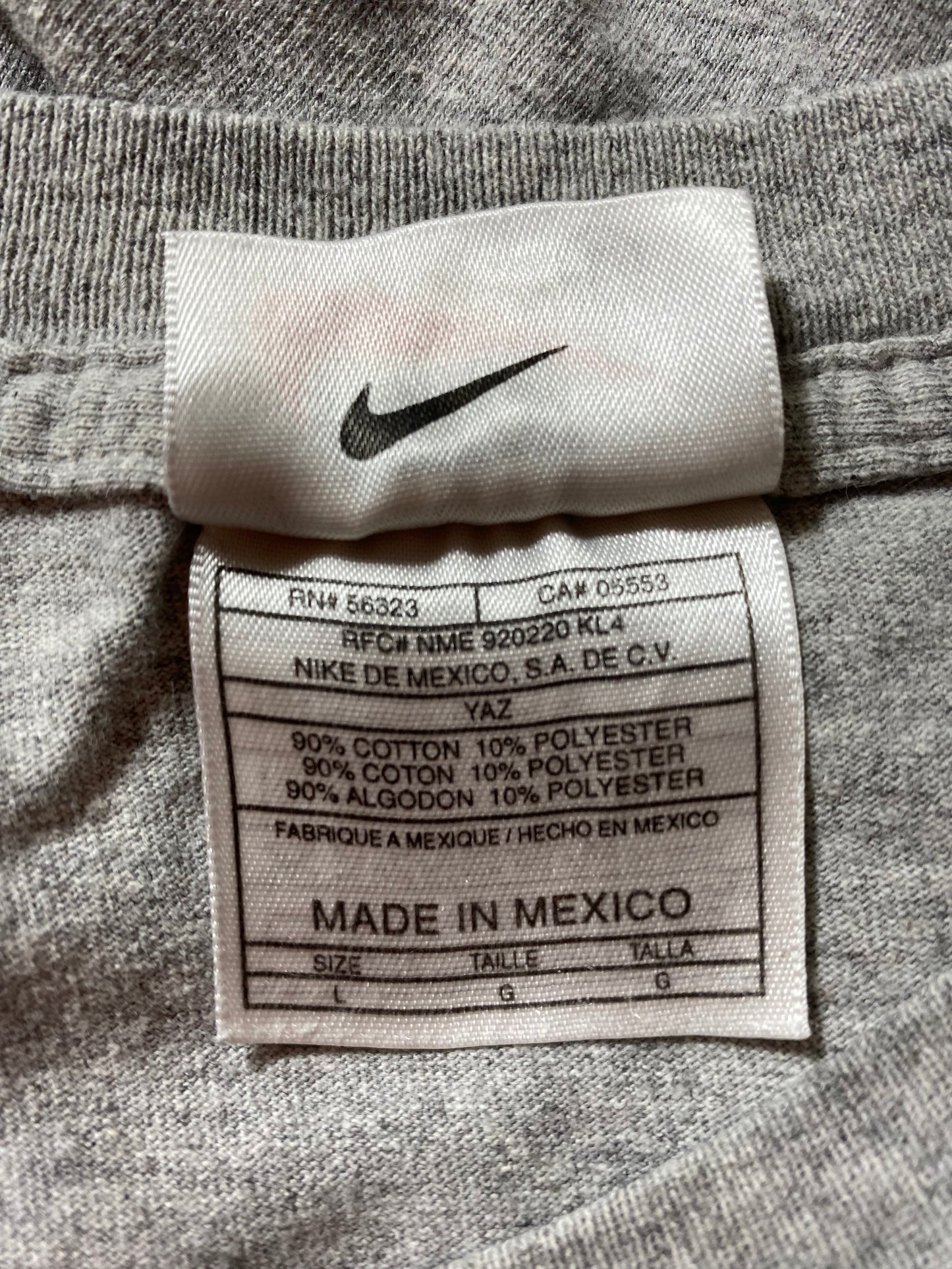 90's NIKE BASKETBALL Size L Vintage T-shirt / k2752