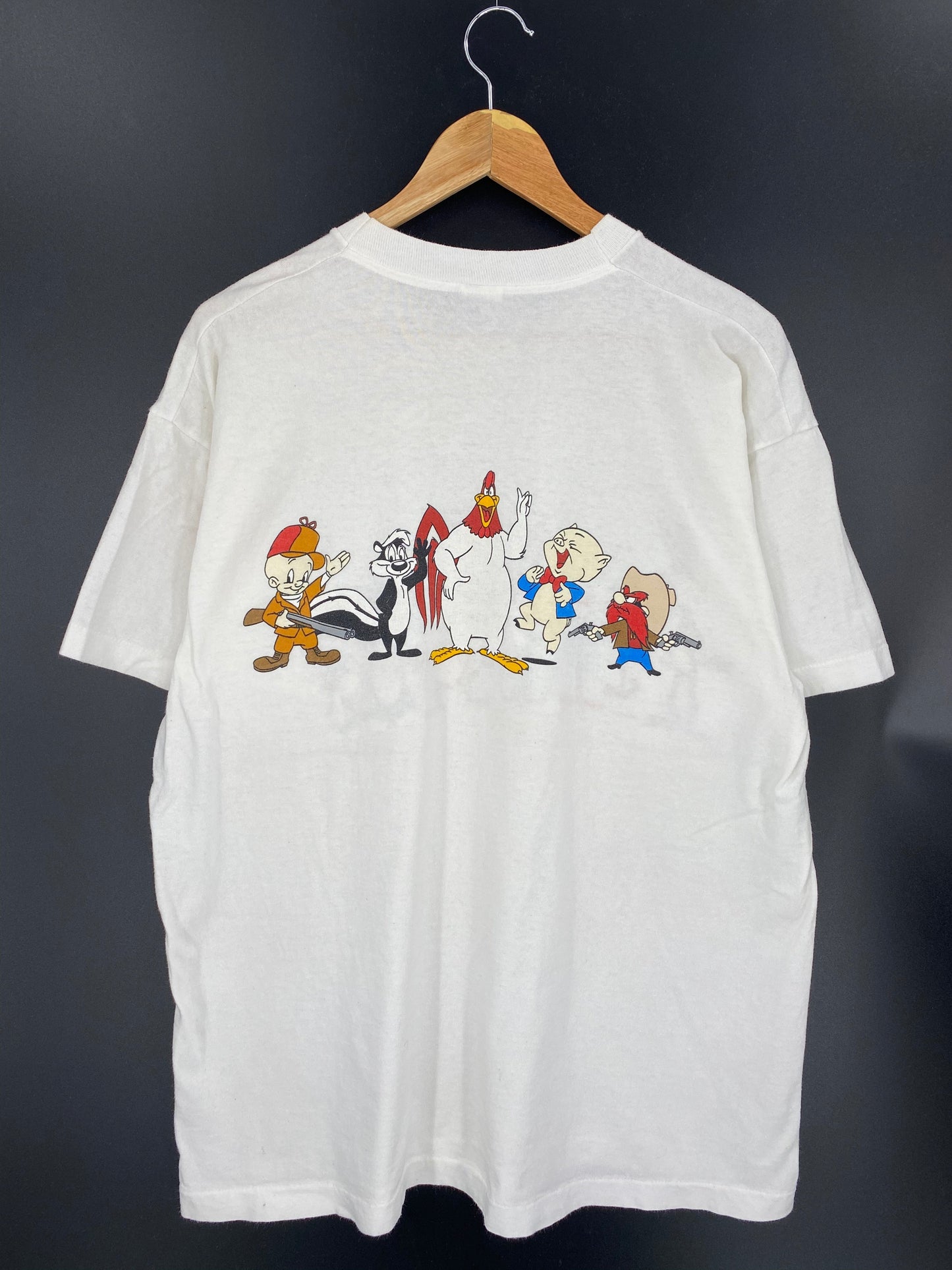 90’s WARNER BROS. LOONEY TUNES Made in USA Size XL Vintage T-Shirt / A7608