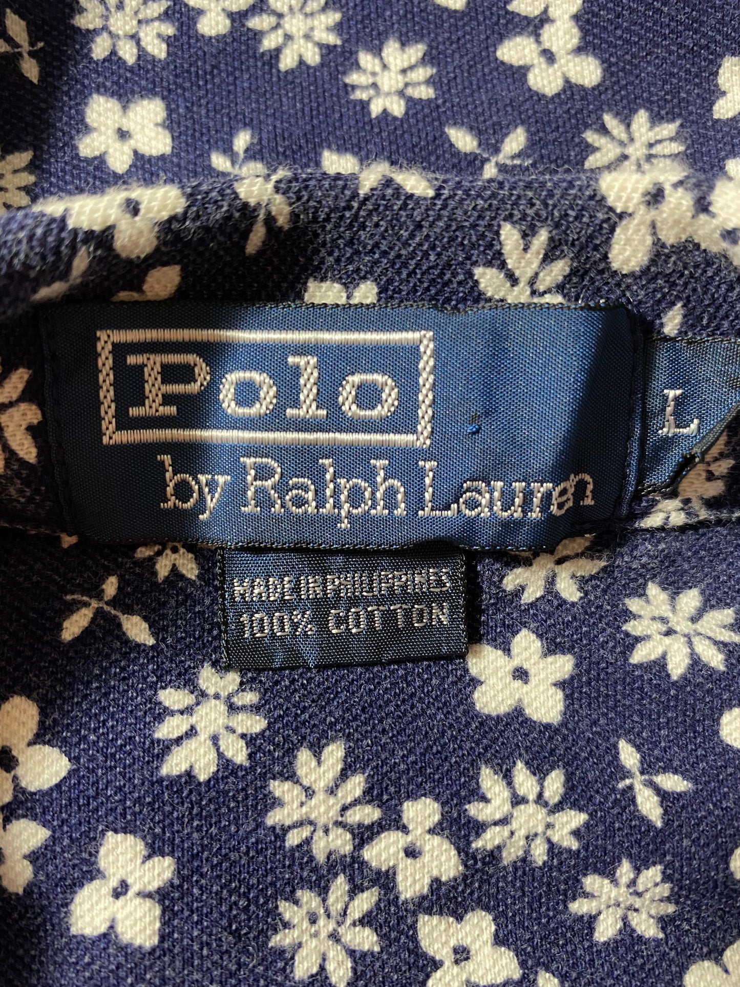 90’s POLO RALPH LAUREN Size L Vintage Polo-Shirt / E4951T