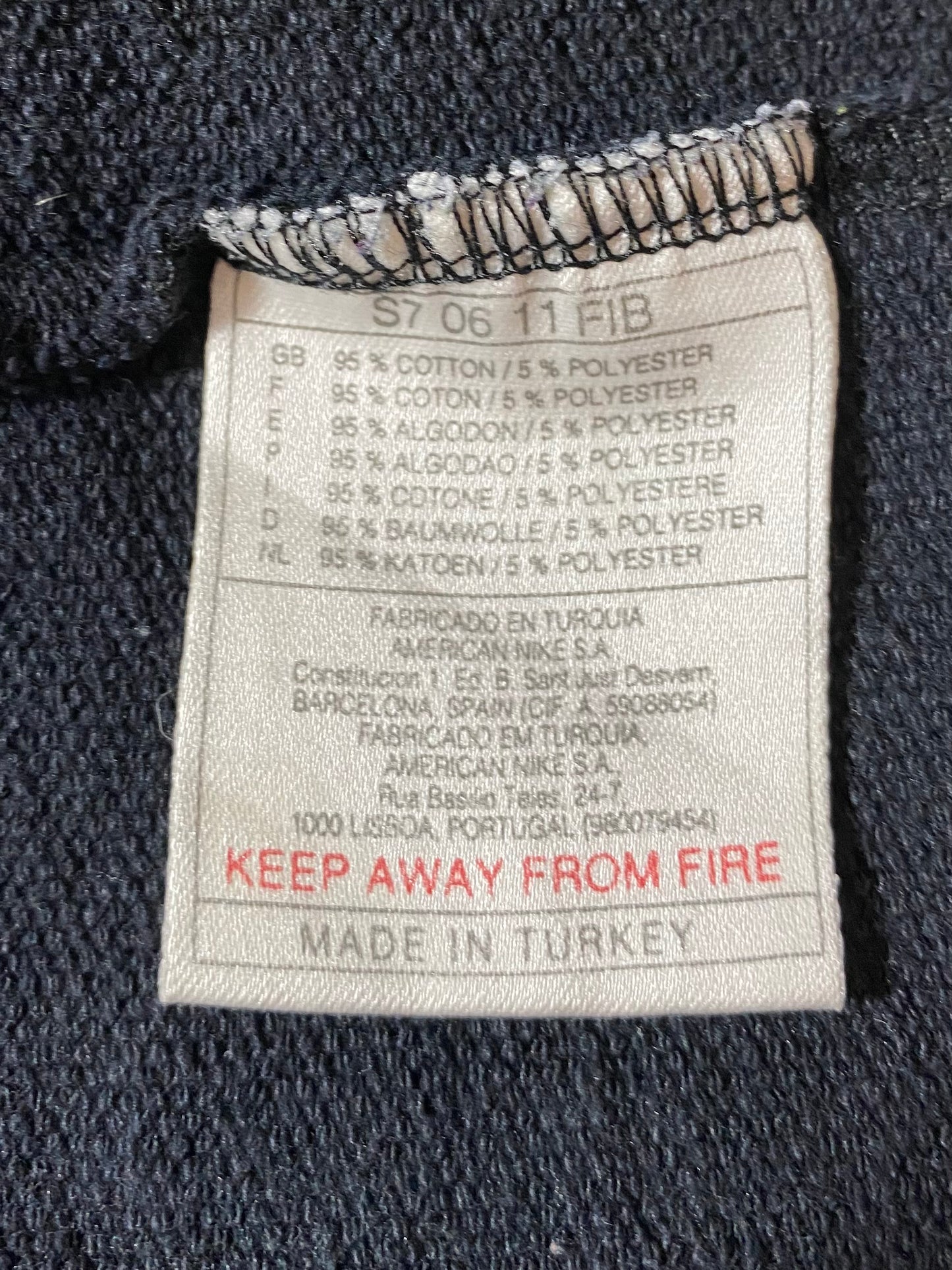 90’s NIKE Euro Size L Vintage Sweat-shirt / 8219