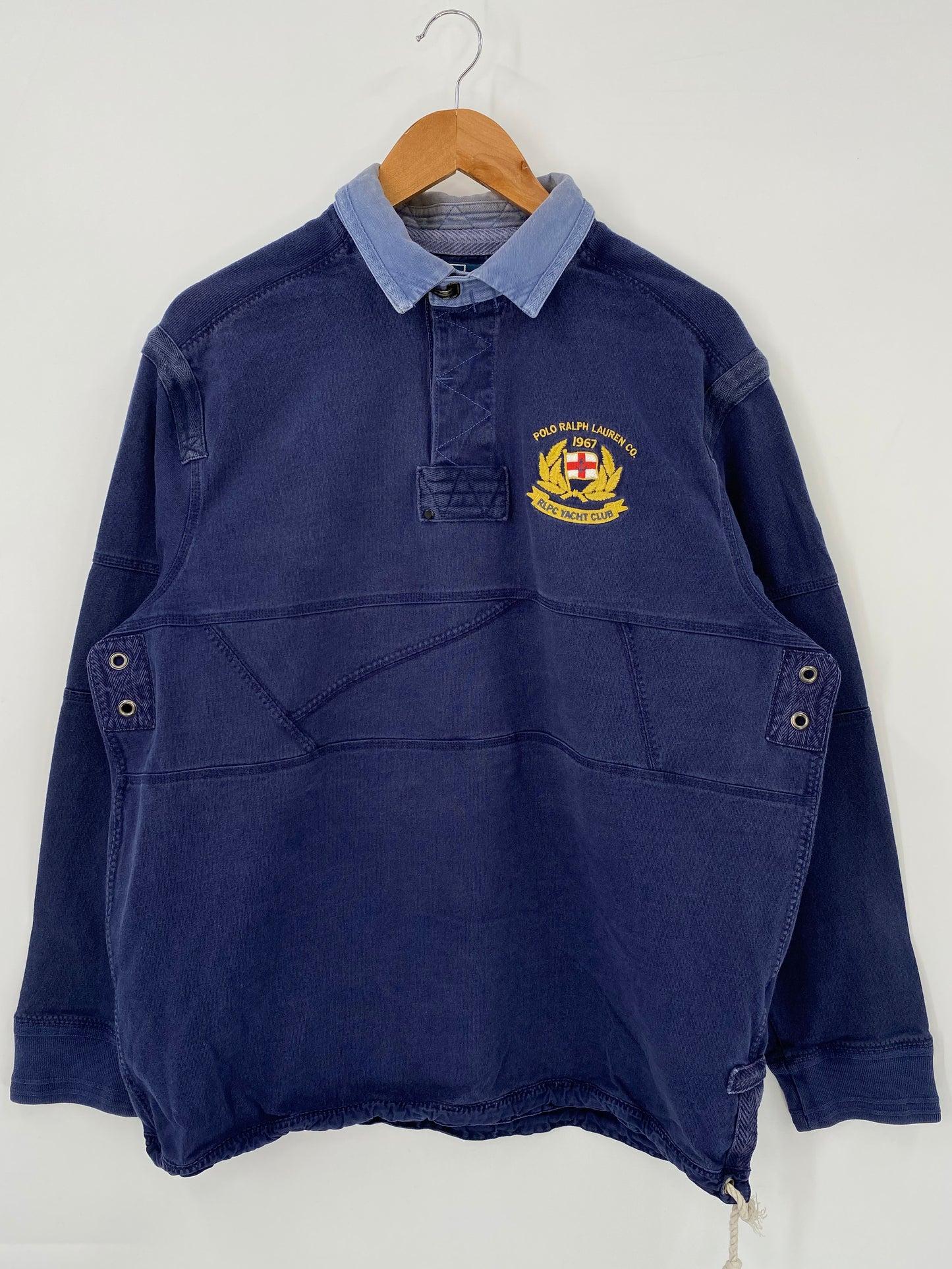 90’s POLO RALPH LAUREN Size XL Vintage Rugby-Shirt / K3883