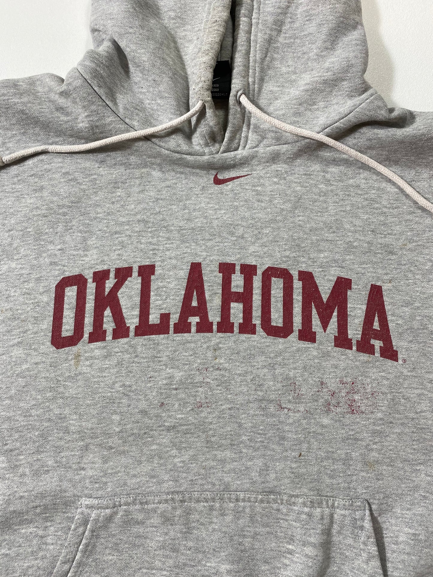 90’s NIKE OKLAHOMA Size L Vintage Hoodie Sweat-shirt / 6573