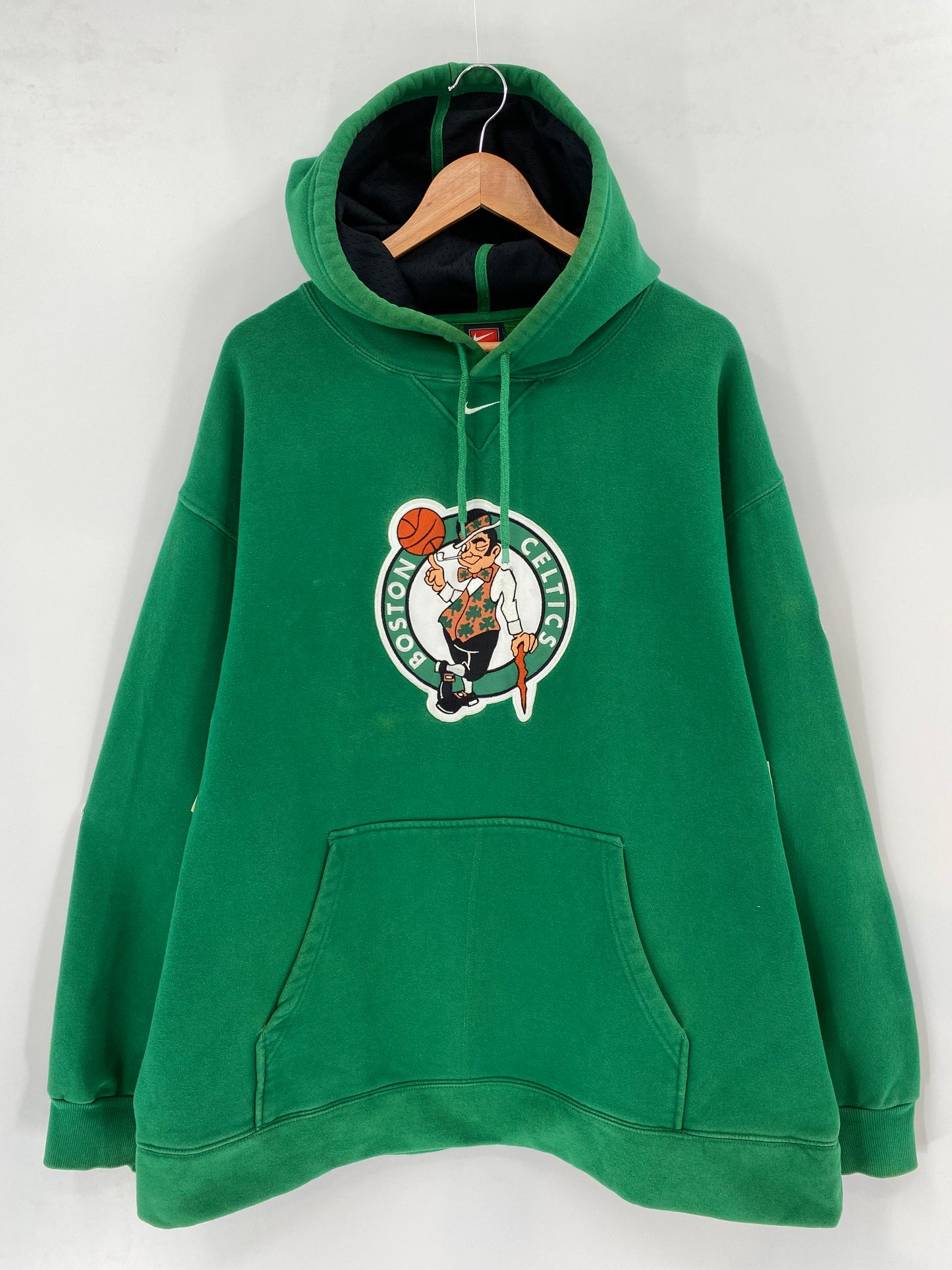 00’ NIKE BOSTON CELTICS Size XXL Vintage NBA Hoodie Sweat-Shirt / k1656