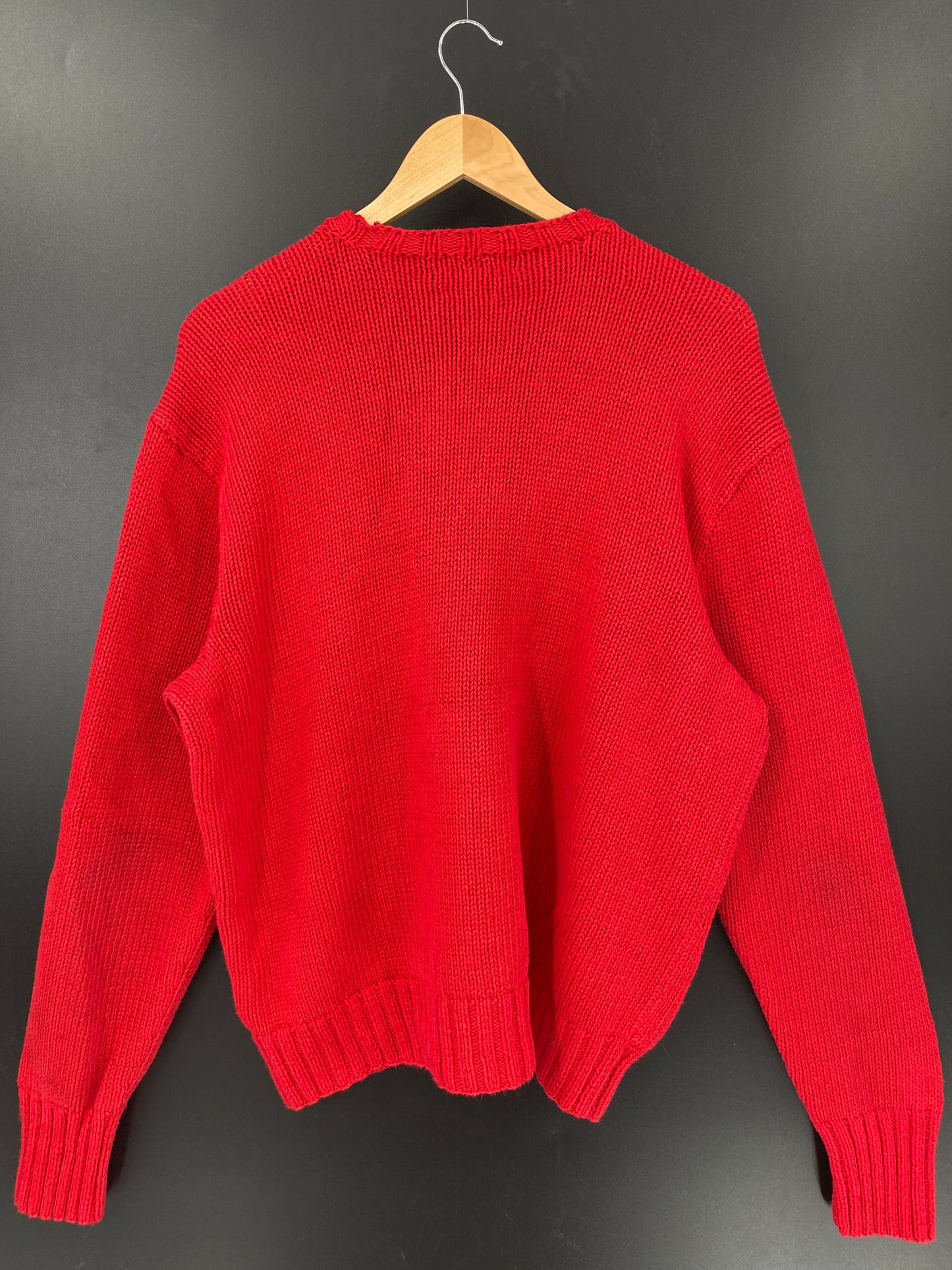 01’ POLO Bear RALPH LAUREN Size Ladies XL Vintage Knit Sweater / K2882