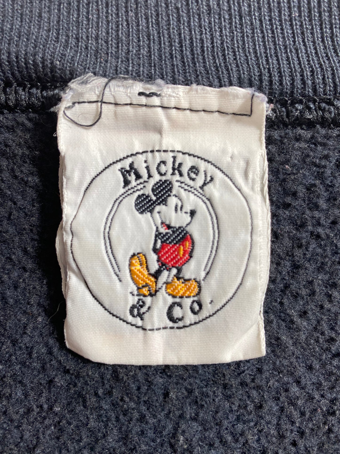 90's DISNEY MICKEY Size No Tag (Approx.L) Vintage Sweat-shirt / K3792