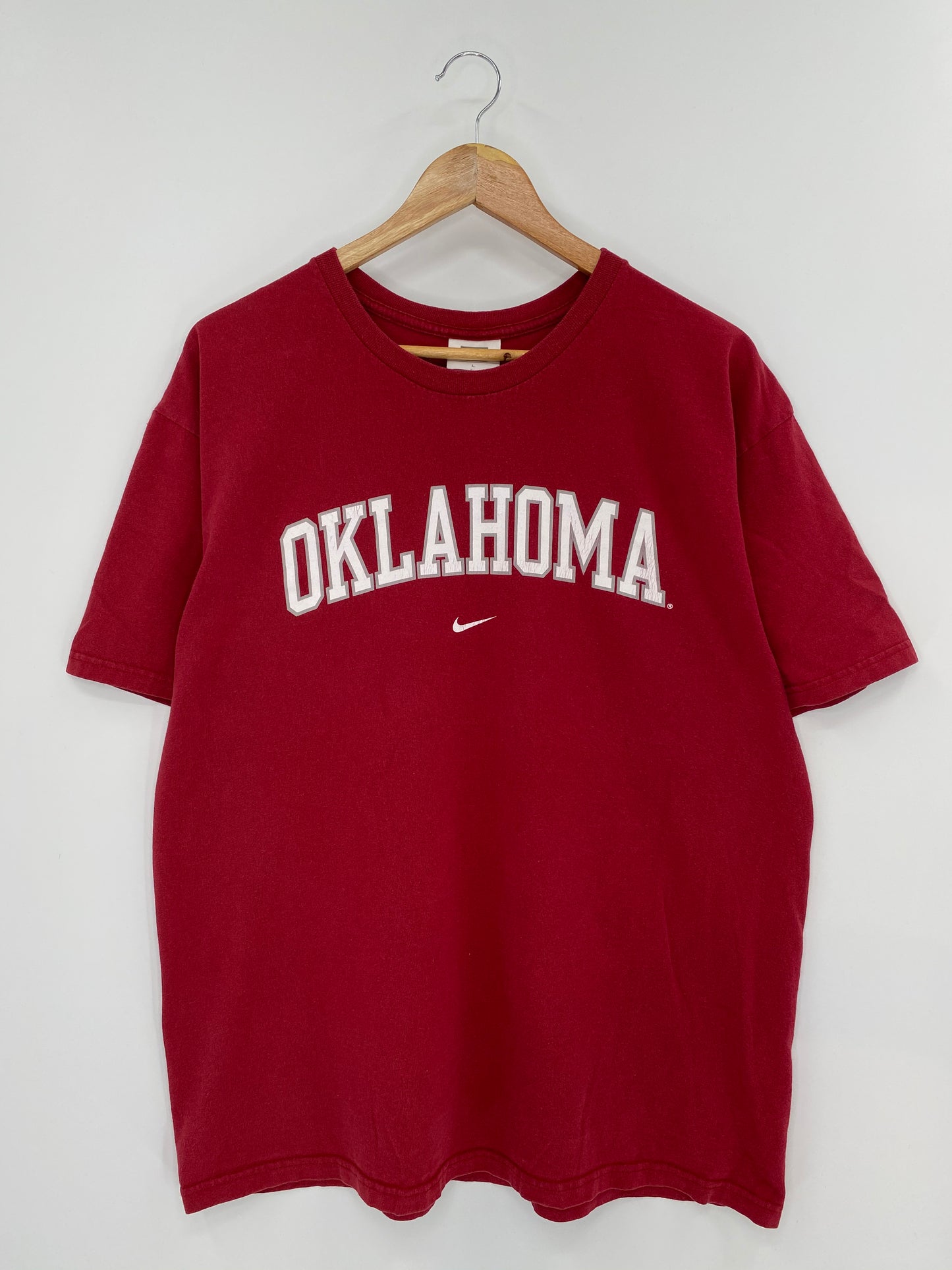 00’ NIKE OKLAHOMA Size L Vintage T-shirt / 8388