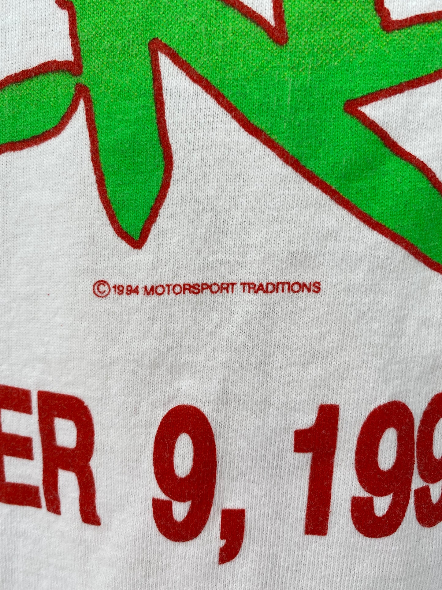 1994' MELLO YELLO 500 x CHARLOTTE Made in USA Size M Vintage Racing T-Shirt / K2258