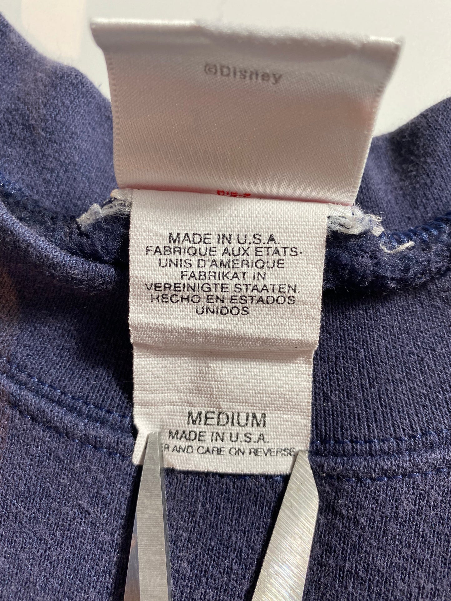 00’ DISNEY TINKER BELL Size M Vintage Sweat-shirt / E6476S