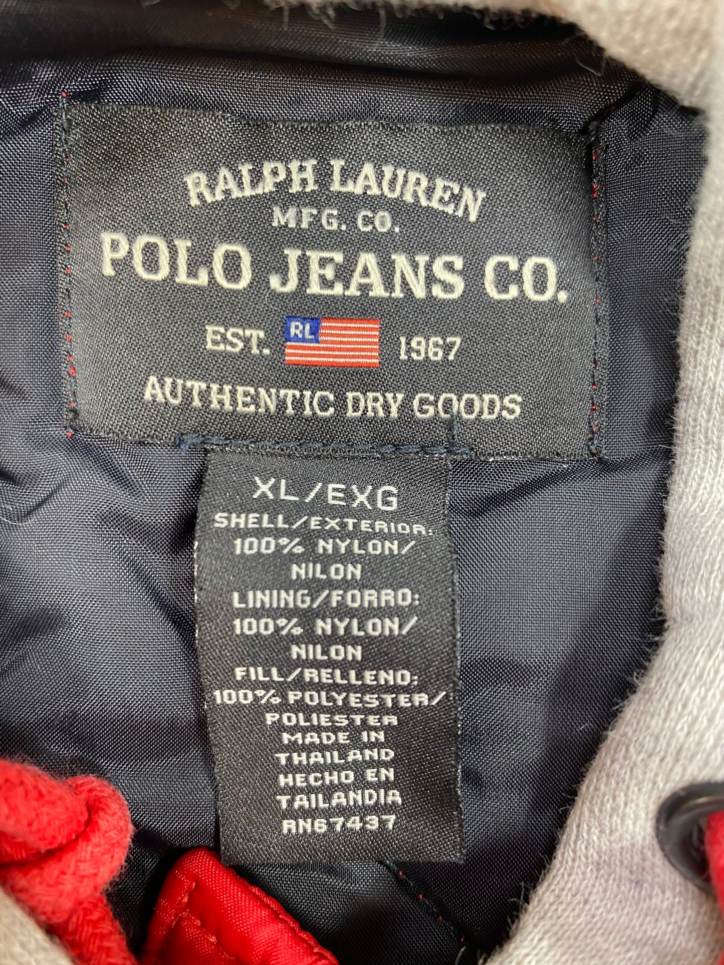 Vintage Polo Ralph Lauren Ladies Hoodie Nylon Jacket / 4678