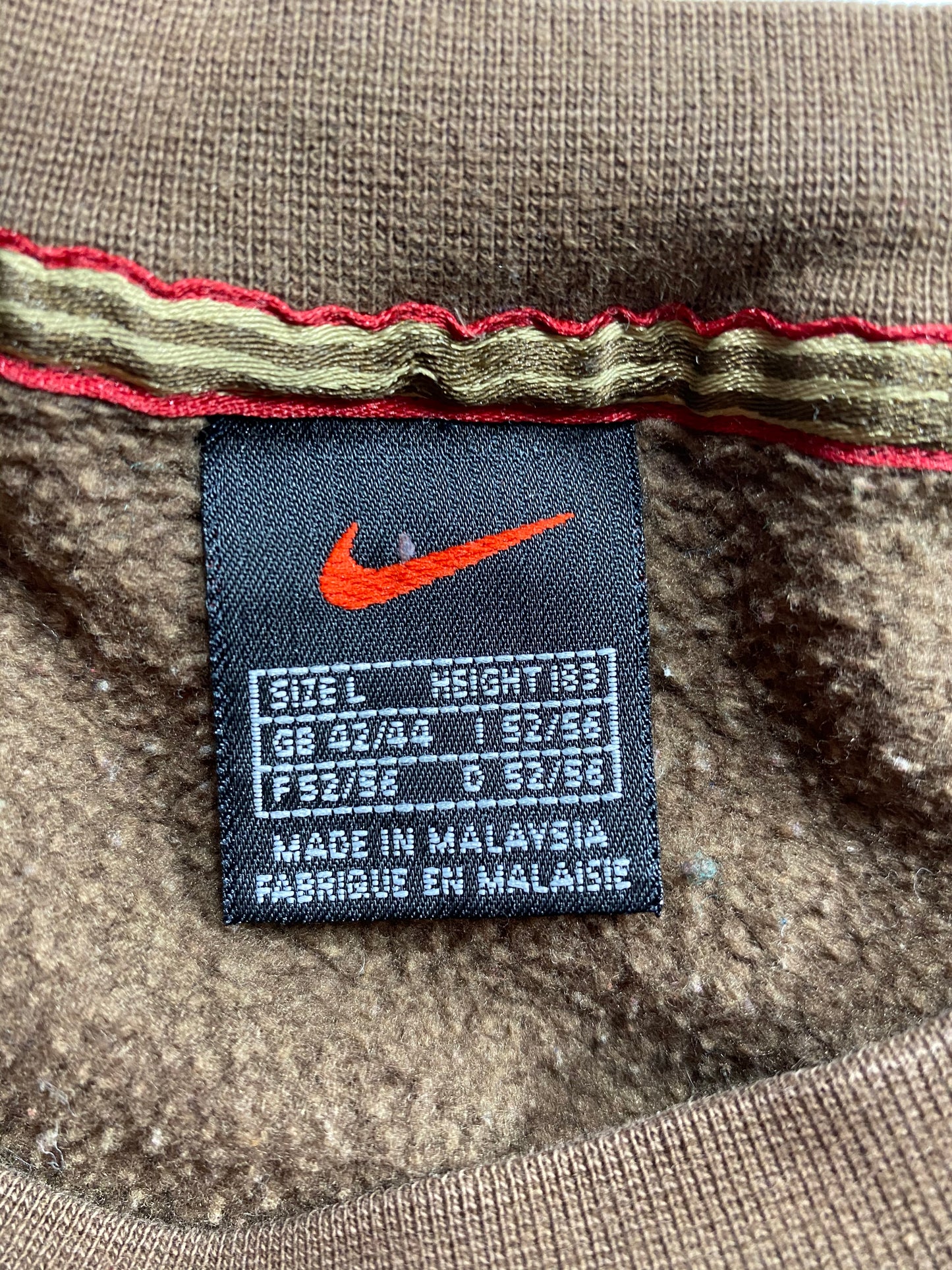 90’s NIKE EURO Size L Vintage Sweat-shirt / 7295