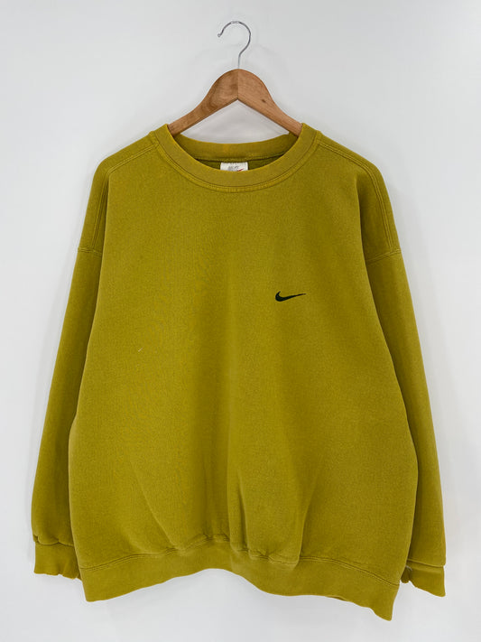 90’s NIKE Mini Swoosh Size XL Vintage Sweat-shirt / 9184
