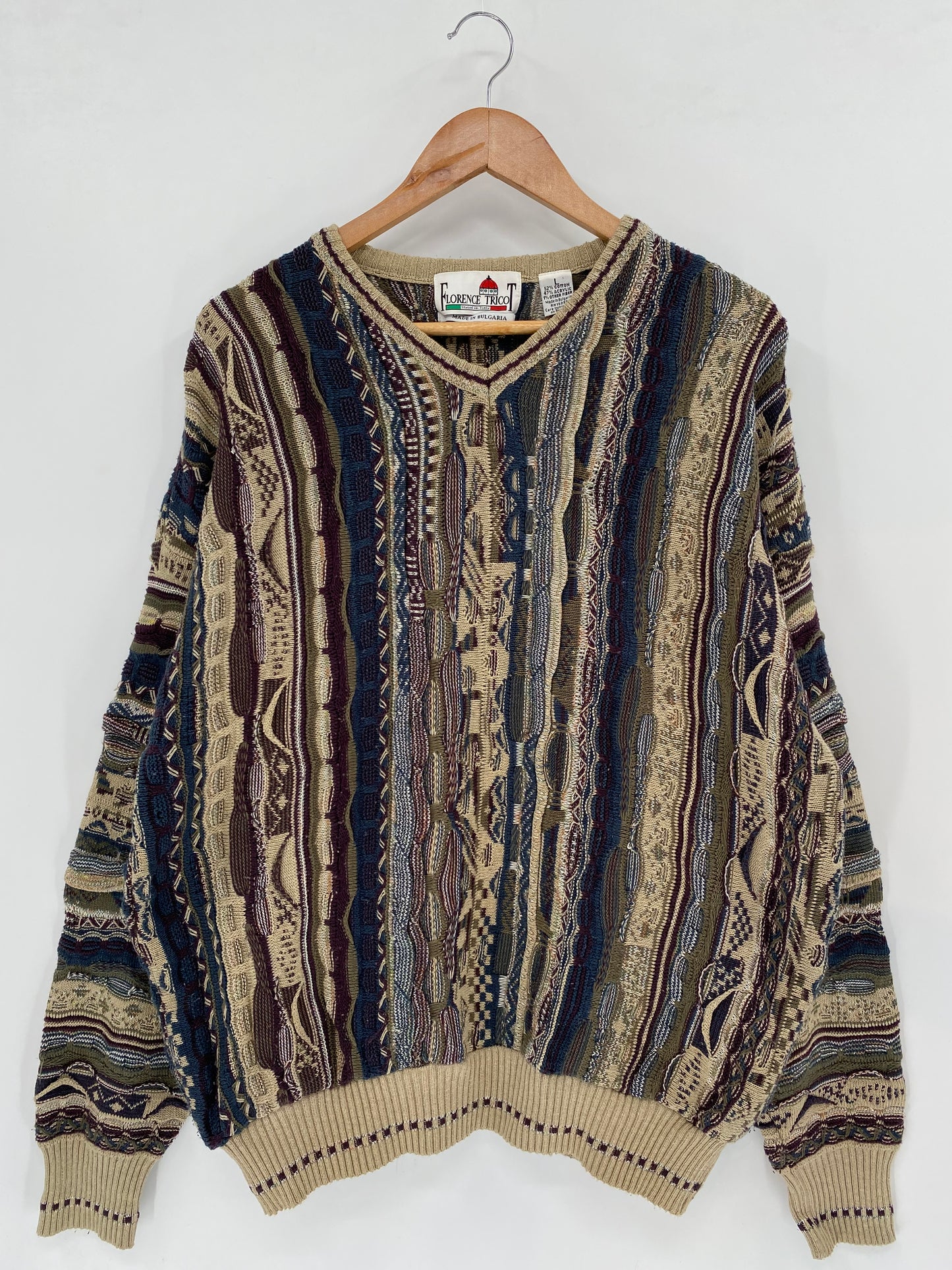 Vintage 3D COOGI- Style Size L Knit Sweater / K1685