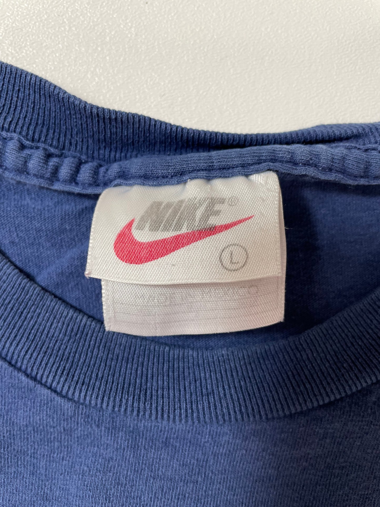 90’s NIKE MINI SWOOSH Size L Vintage T-Shirts / K512
