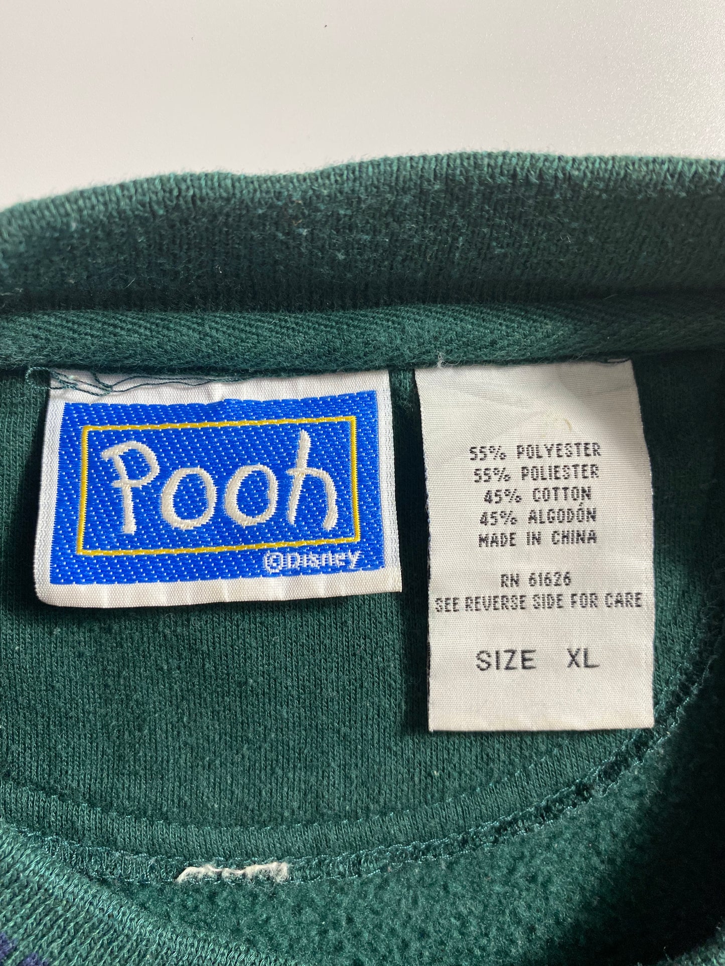 00’ DISNEY TIGER Size XL Vintage Sweat-shirt / K3793