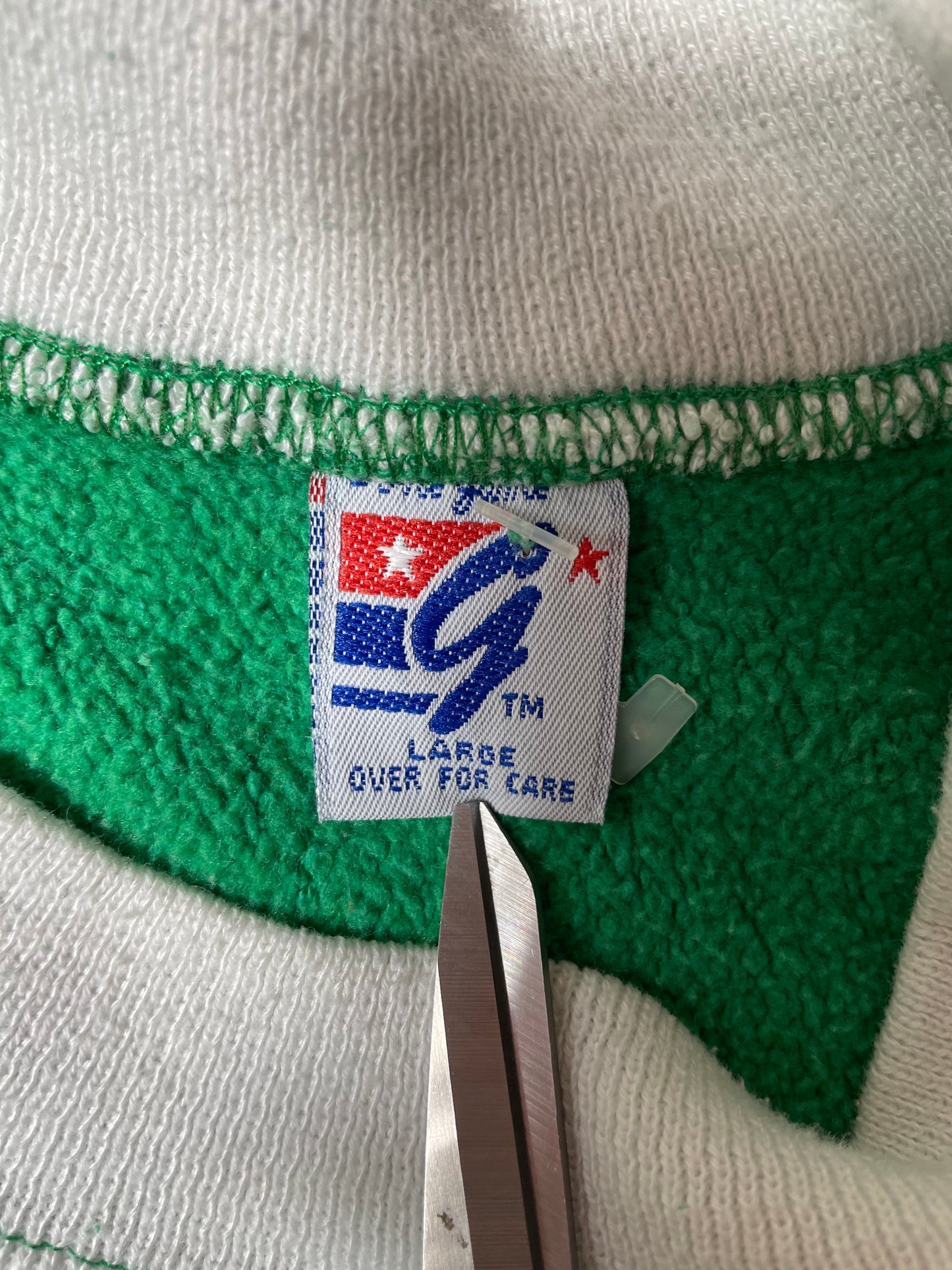 90’s Boston Celtics Made in USA Size L Vintage NBA Sweat-shirt / K1442