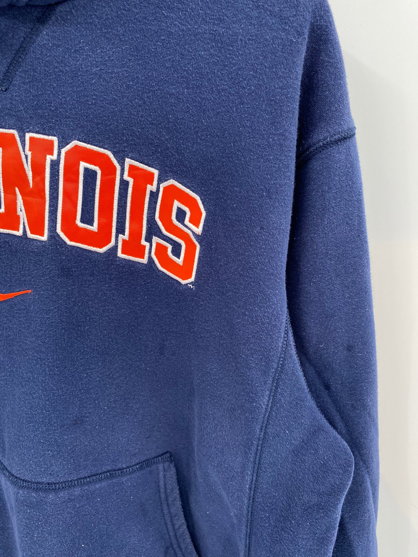 00’ NIKE ILLINOIS Size L Vintage Sweat-shirt / k1910