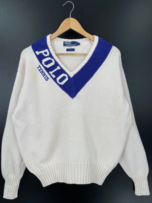 90’s POLO RALPH LAUREN Size L Knit Sweater / K2881