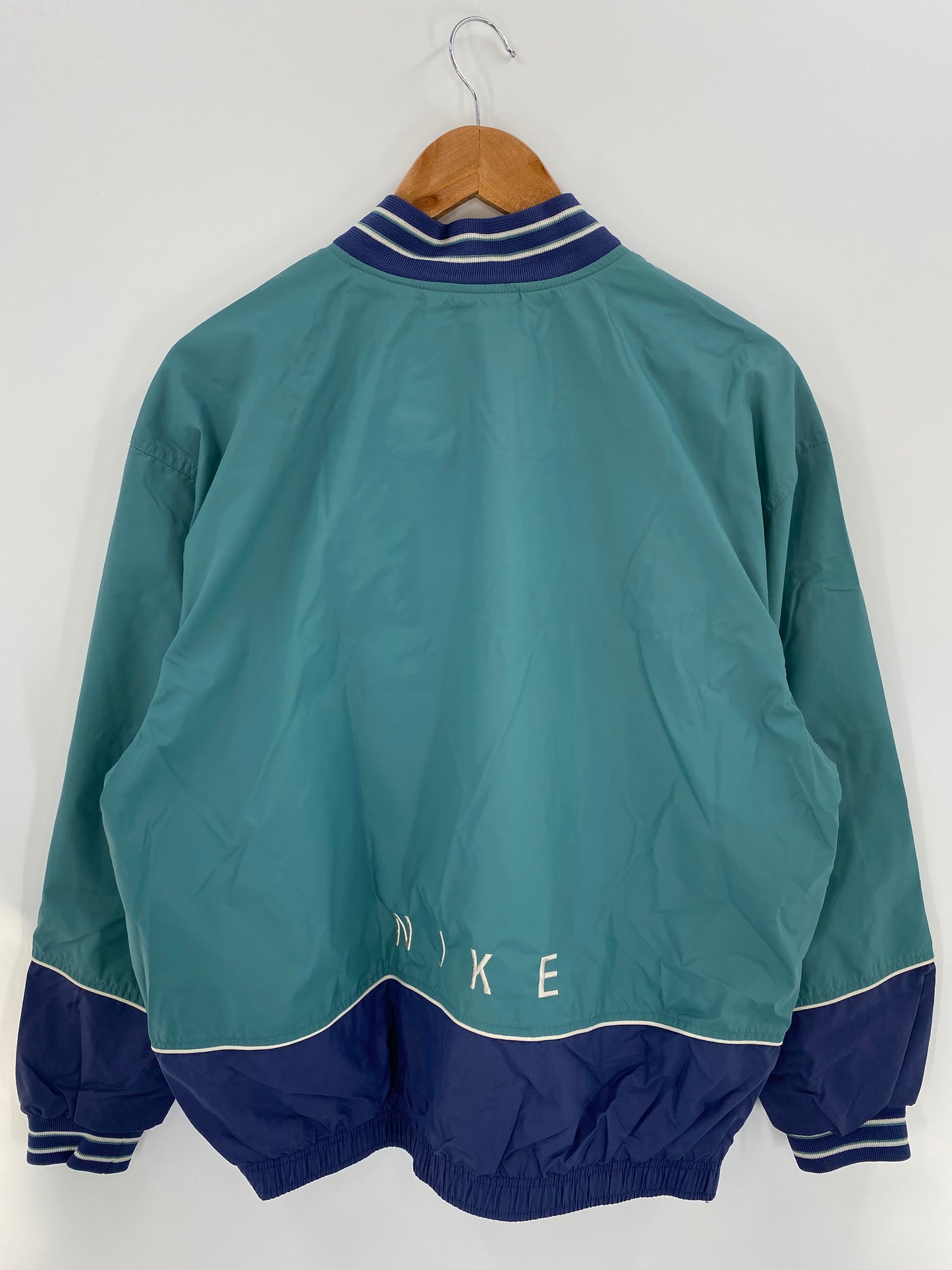 90’s NIKE Size Ladies L Vintage Half-Zip Nylon Jacket/ k3323