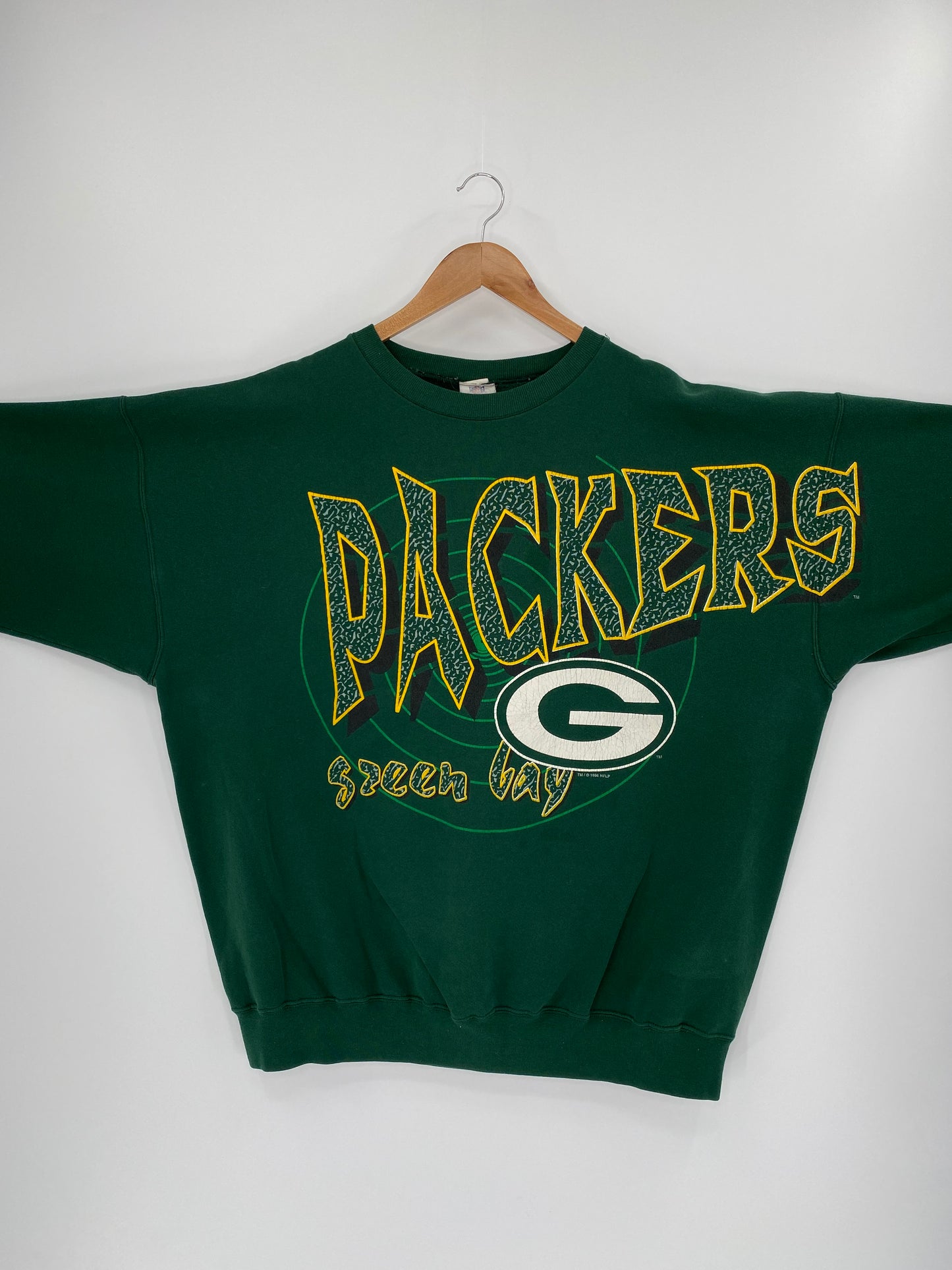 1996 PACKERS Size No Tag(Approx.XXXL) Vintage NFL Sweat-shirt / 9605