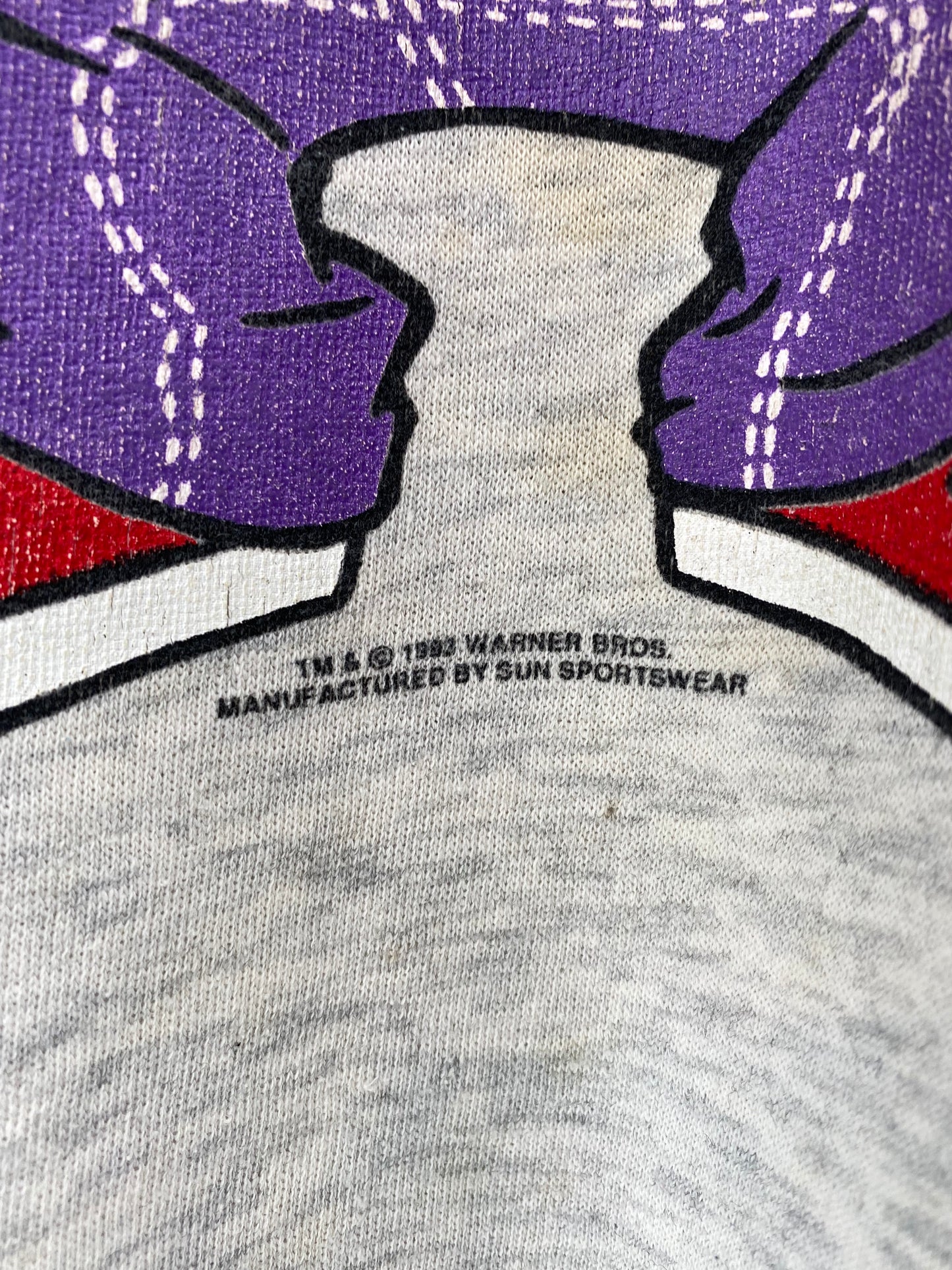 1993 LOONEY TUNES TWEETY Size Approx.XL Vintage Sweat-shirt / 9802